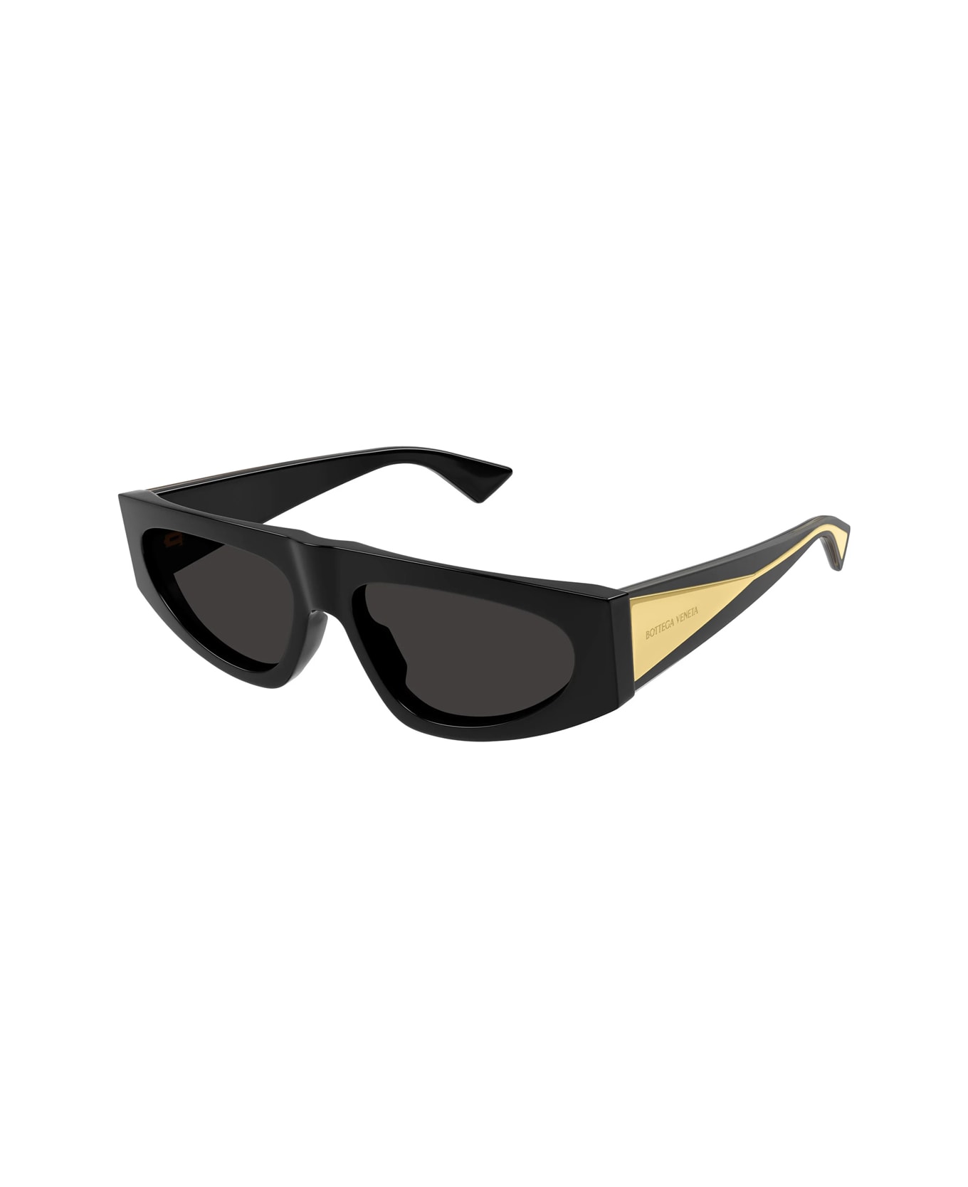 Bottega Veneta Eyewear Bv1277s Tri-fold-line New Classic 001 Sunglasses - Nero
