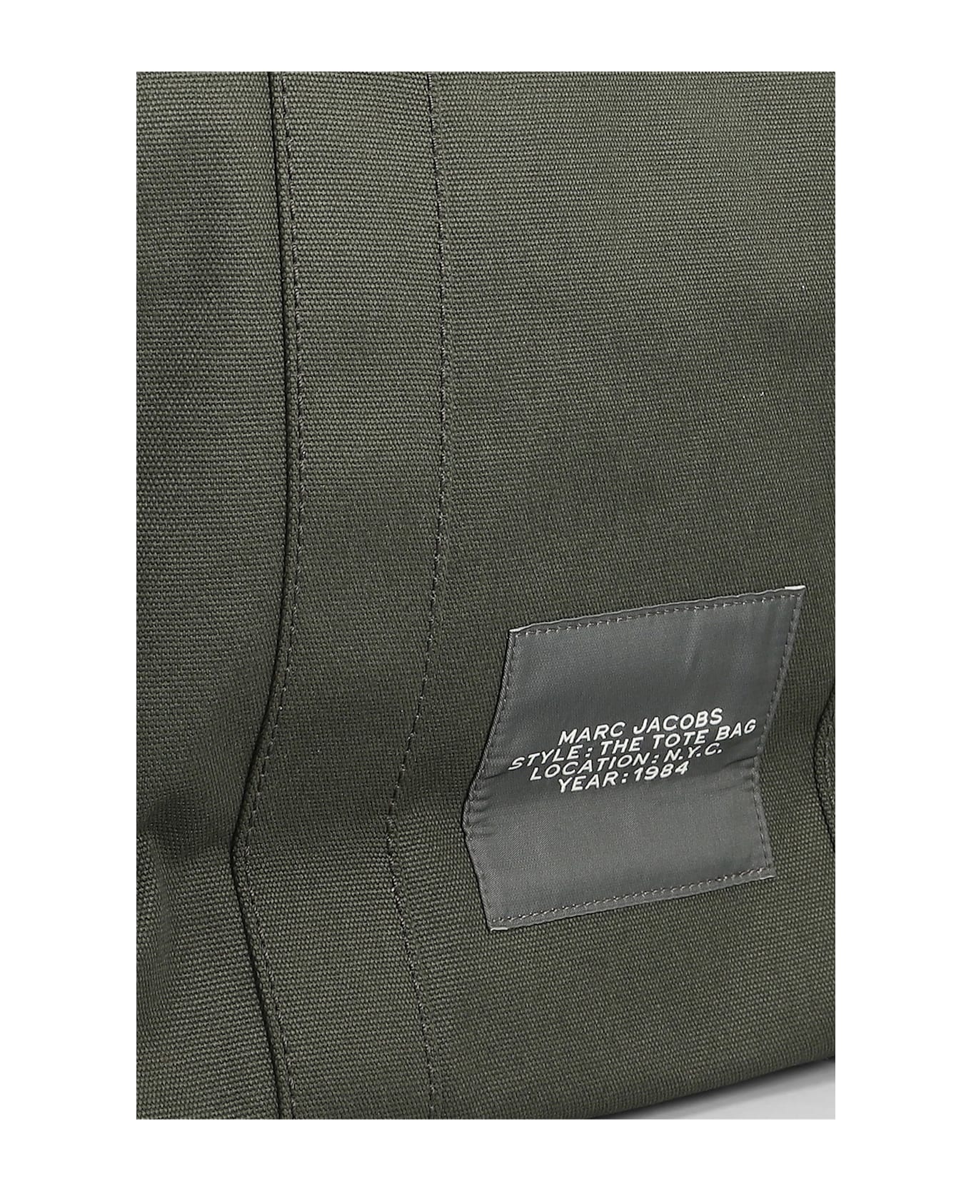 Marc Jacobs The Large Tote Tote In Green Cotton - green