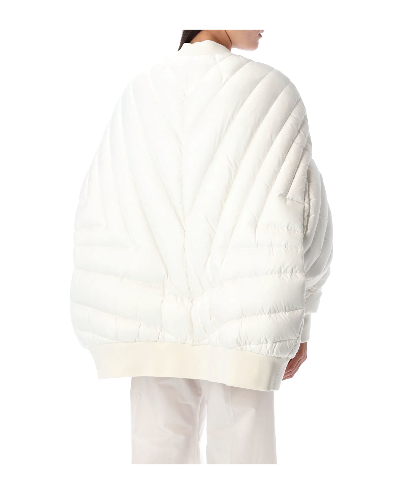 Moncler + Rick Owens Radiance Peter Down Bomber Jacket - WHITE