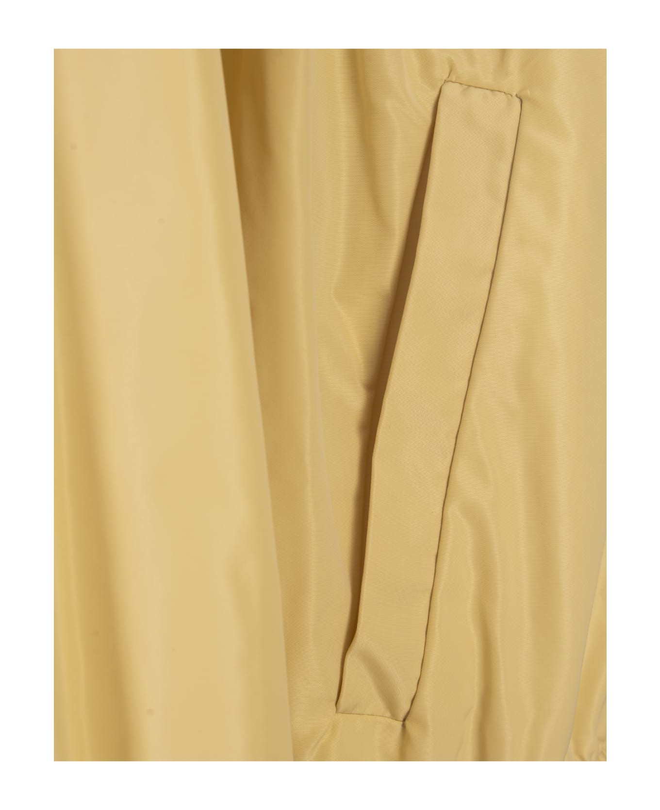Aspesi Yellow Technical Polyester Taffeta Shirt - Yellow