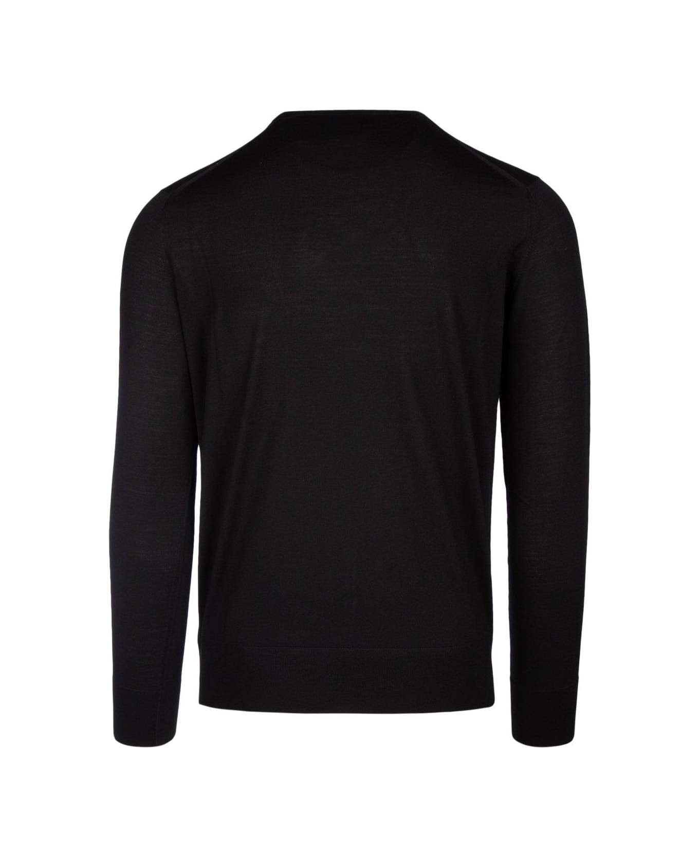 Loro Piana Crewneck Knitted Jumper - Black