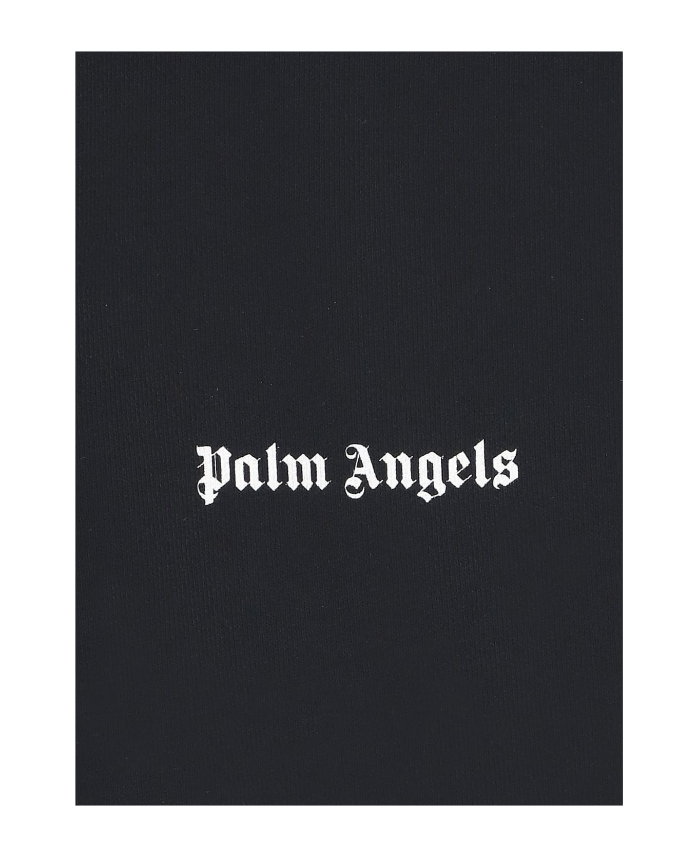 Palm Angels Bermuda With Logo - Black