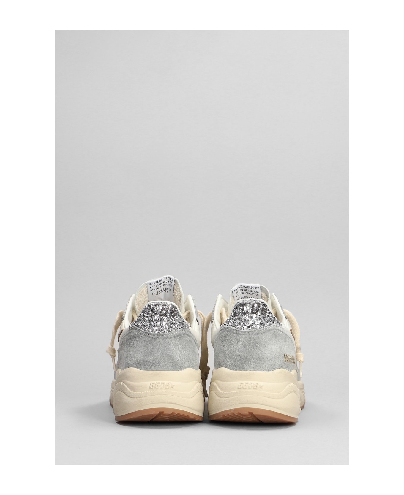 Golden Goose Running Sneakers In Grey Synthetic Fibers - grey
