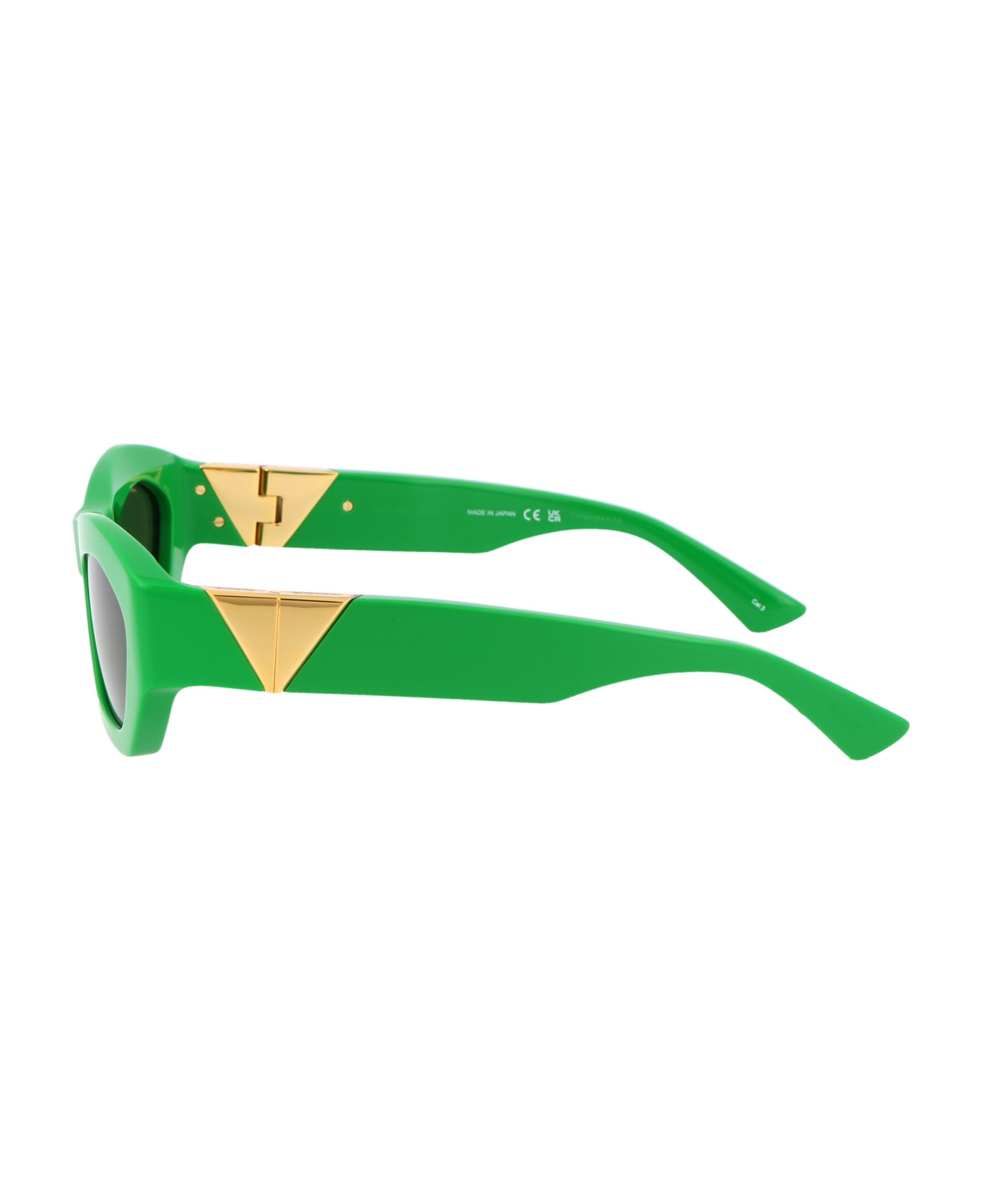 Bottega Veneta Eyewear Bv1221s Sunglasses - 003 GREEN GREEN GREEN
