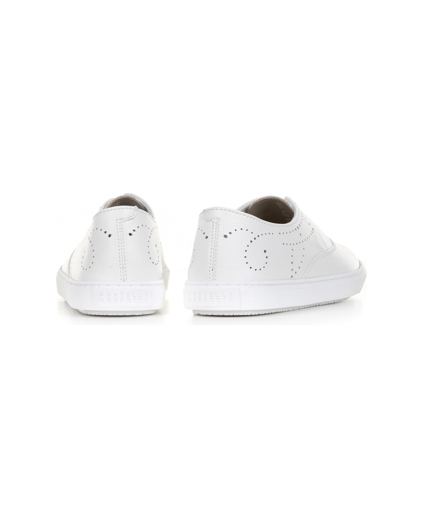 Fratelli Rossetti One White Leather Slip-on Sneaker - BIANCO