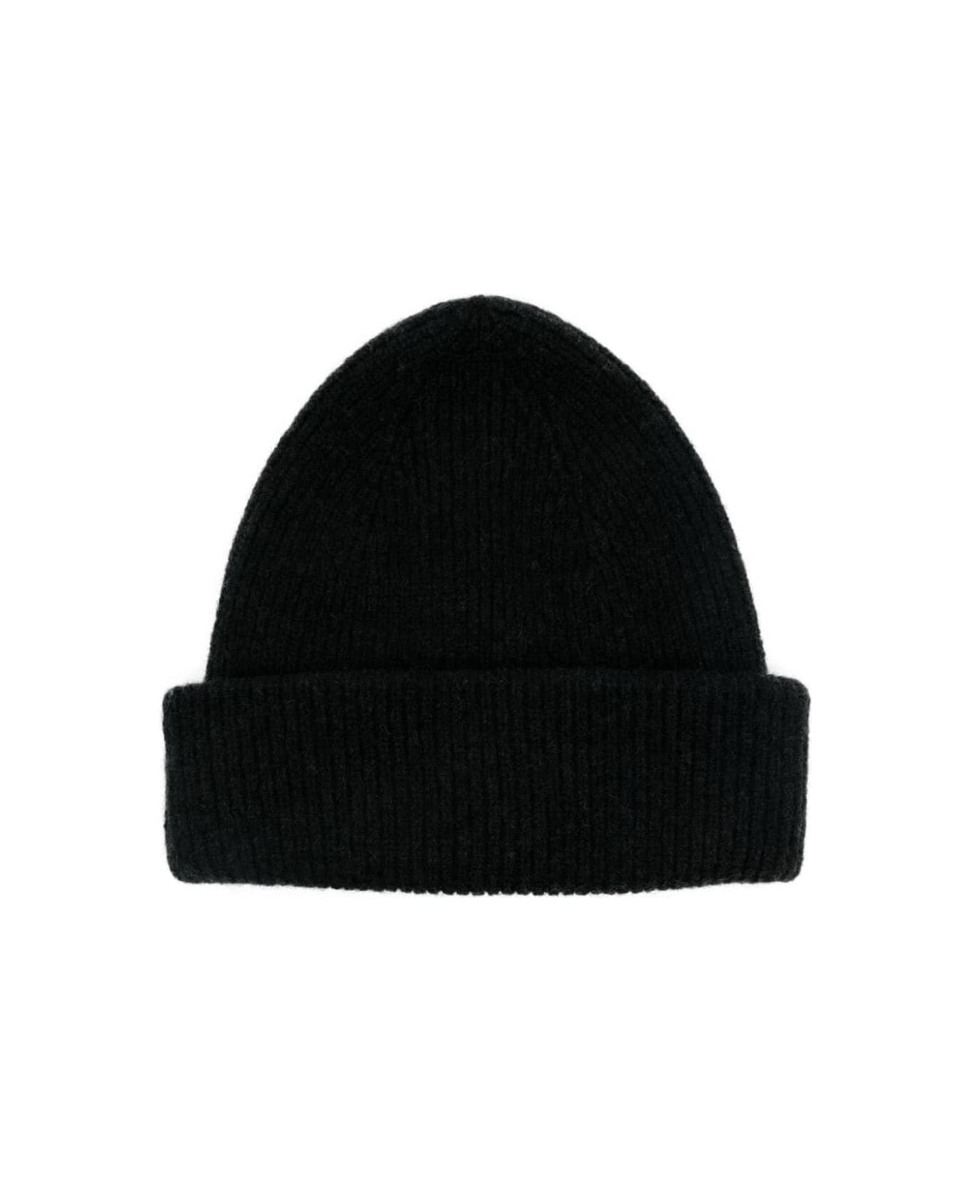 Nuur Wool Hat Double Flap - Black