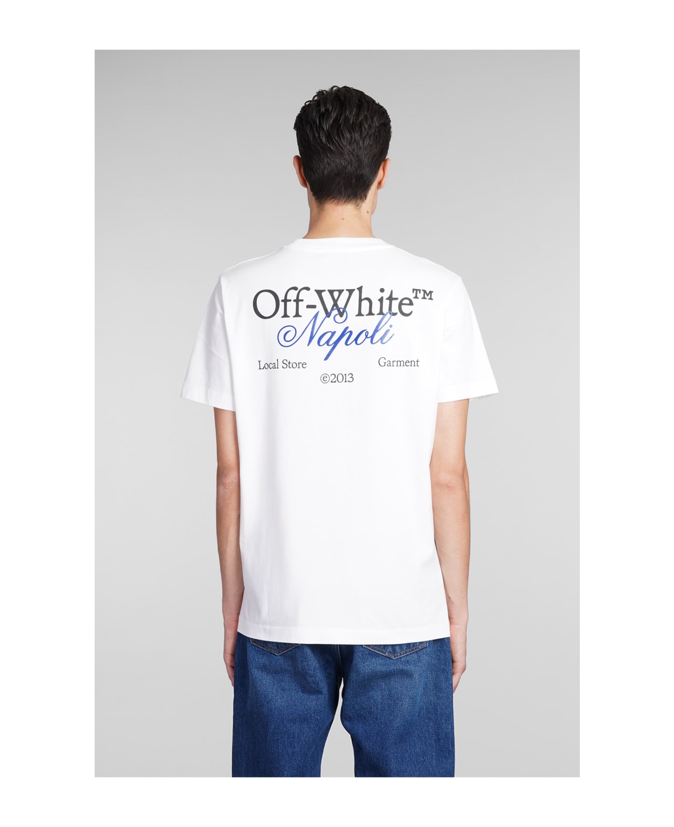 Off-White T-shirt In White Cotton - white