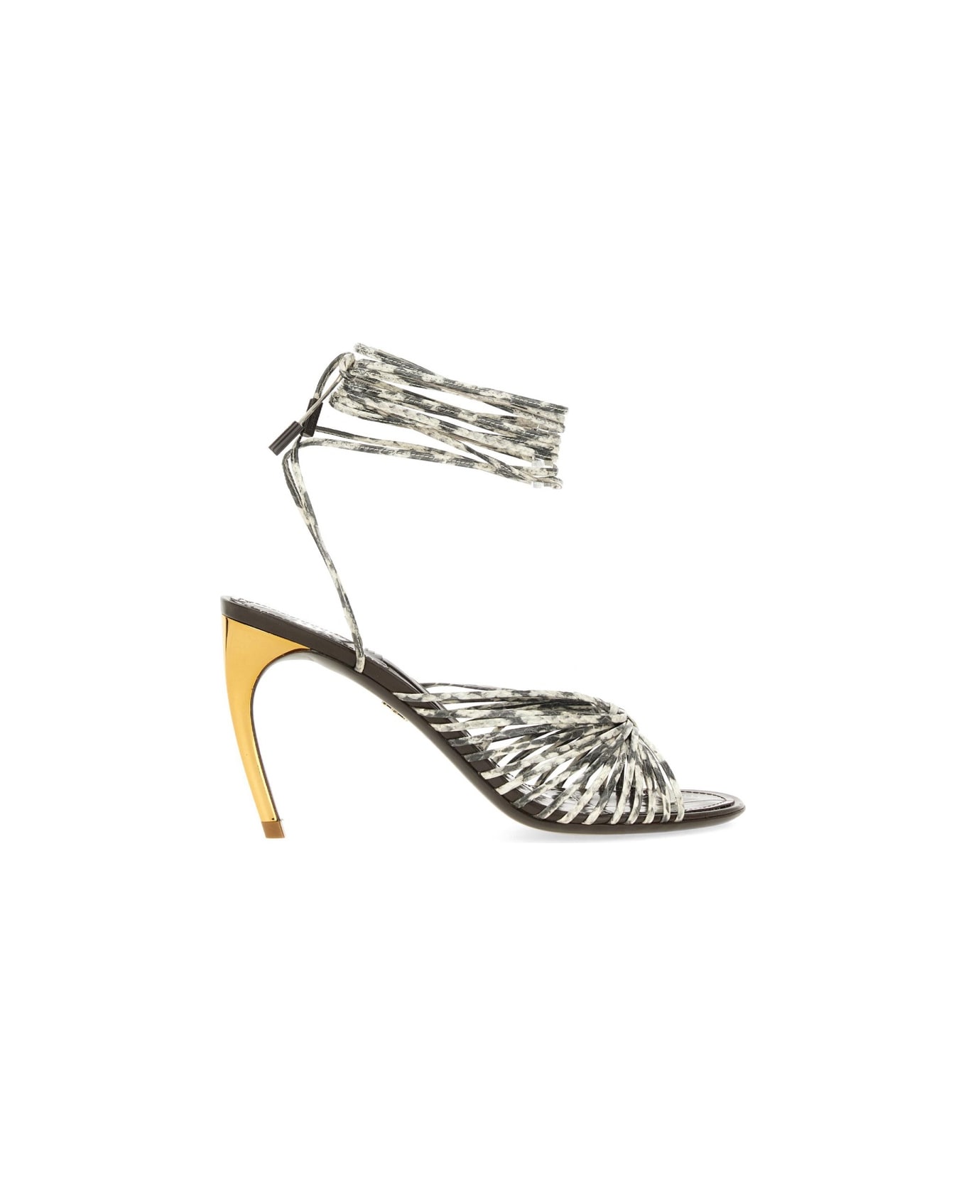 Ferragamo Leather Sandal - MULTICOLOUR