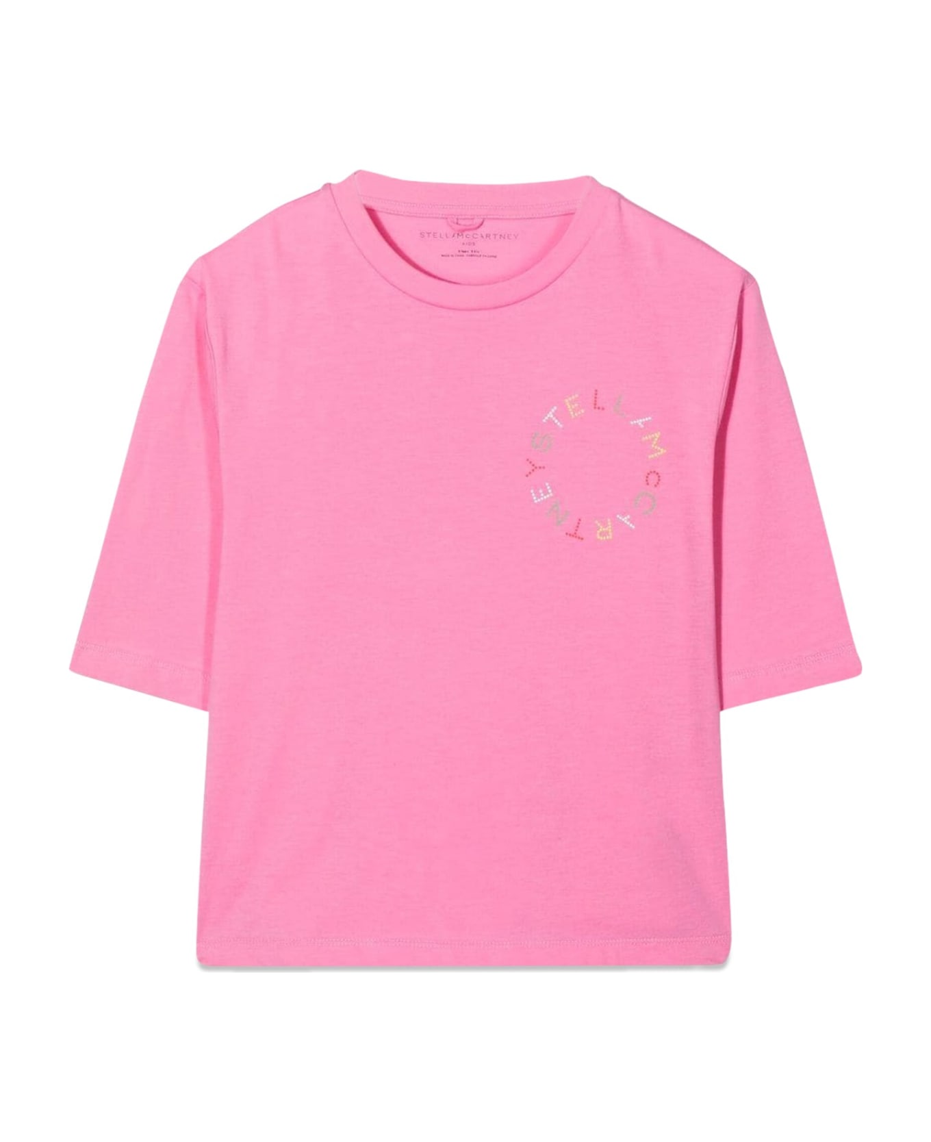 Stella McCartney Kids T-shirt With Logo - ROSA