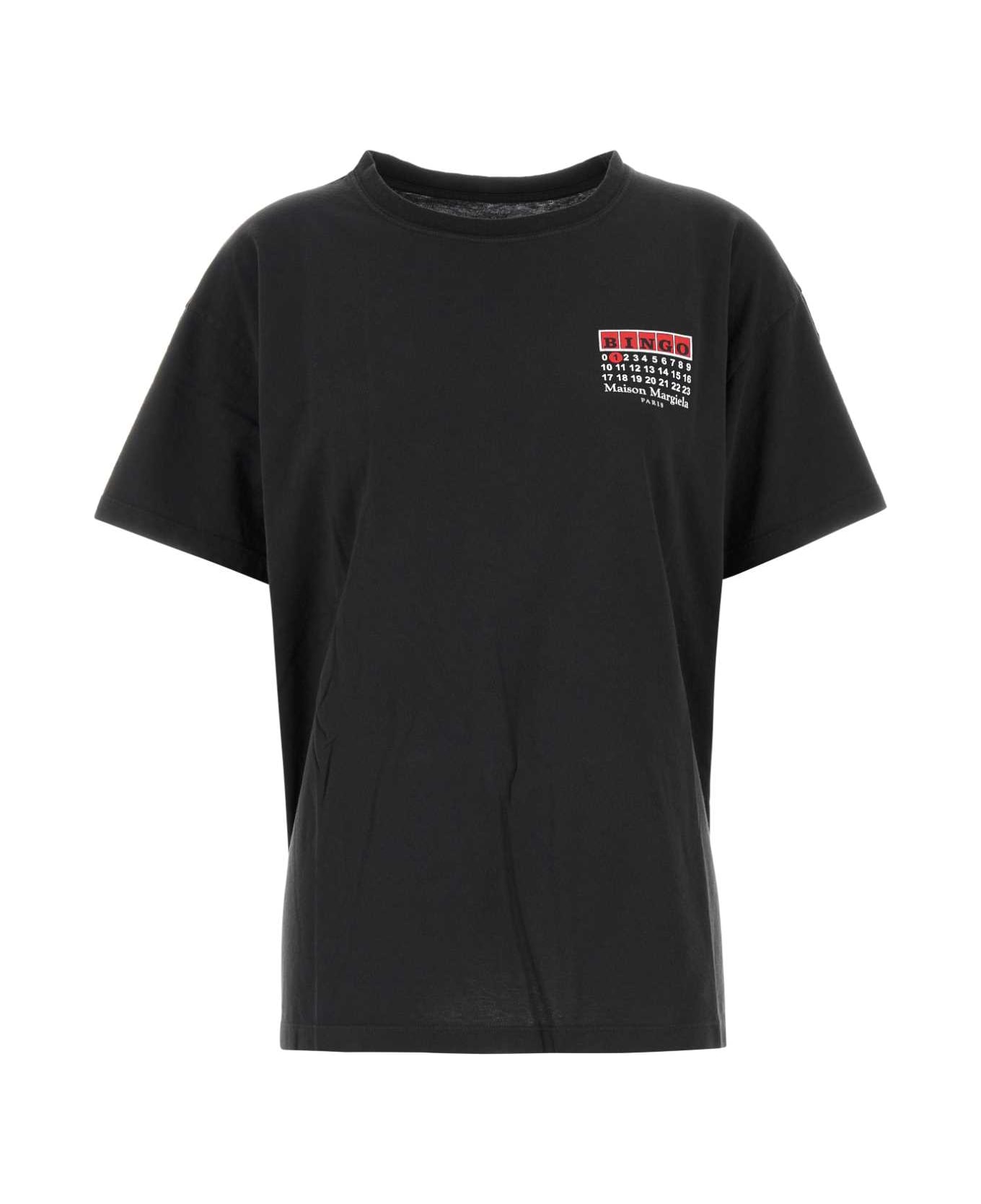 Maison Margiela Salte Cotton Oversize T-shirt - CARBON