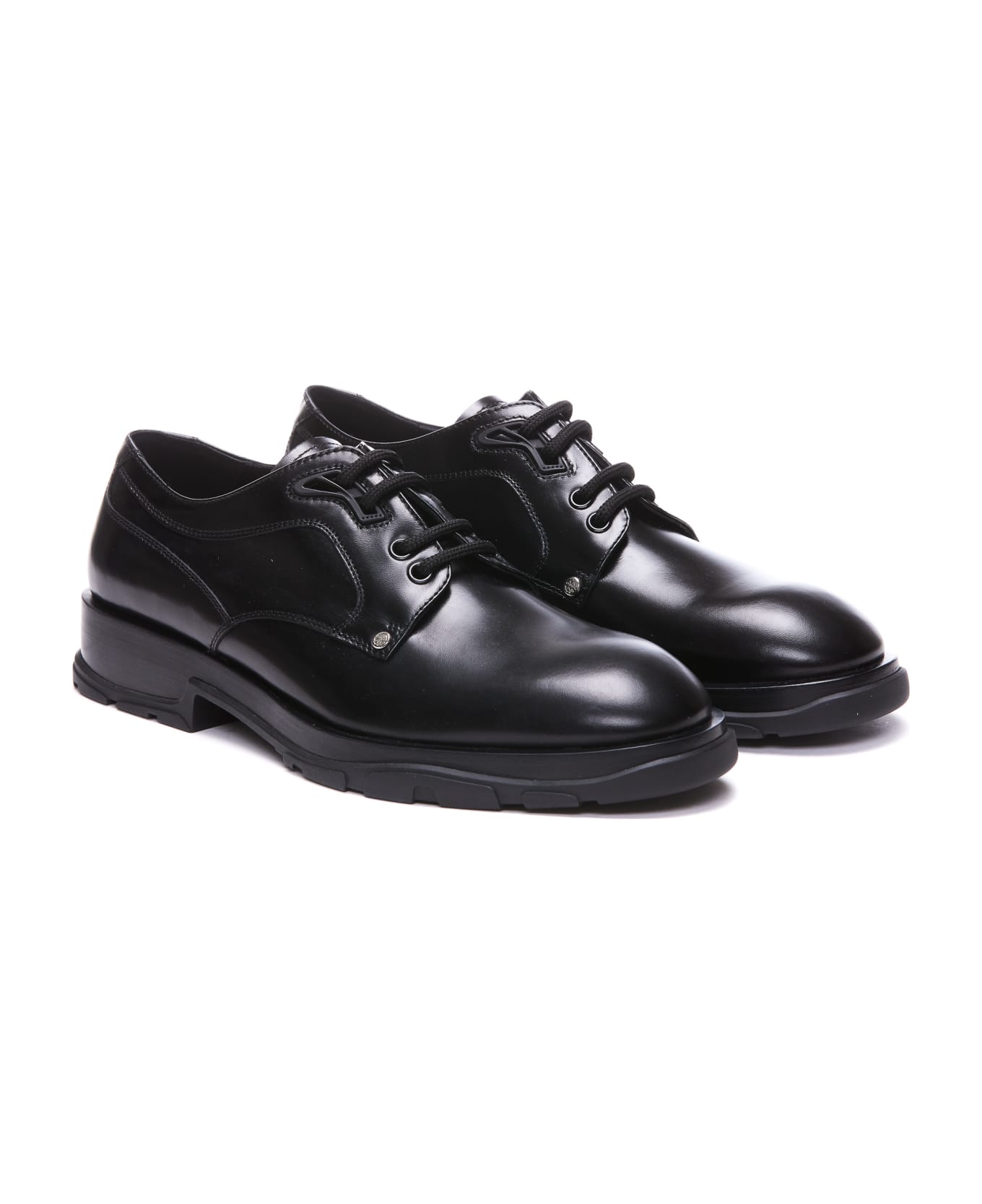 Alexander McQueen Slim Tread Lace-up Shoes - Black