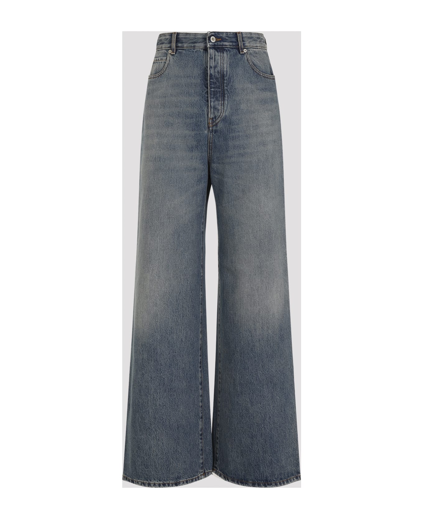 Loewe Wide Leg Jeans - Washed Denim