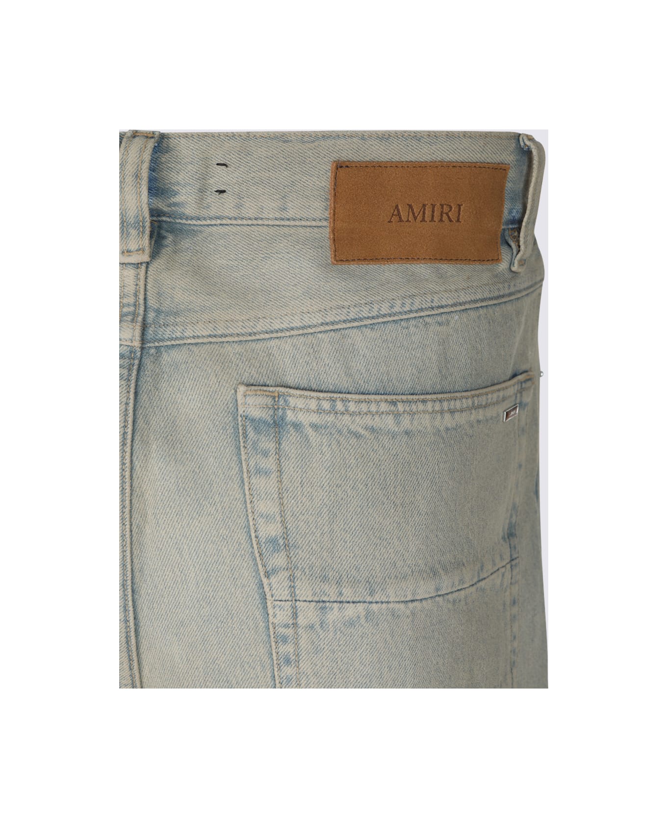 AMIRI Light Blue Cotton Jeans - INDIGO DESERT