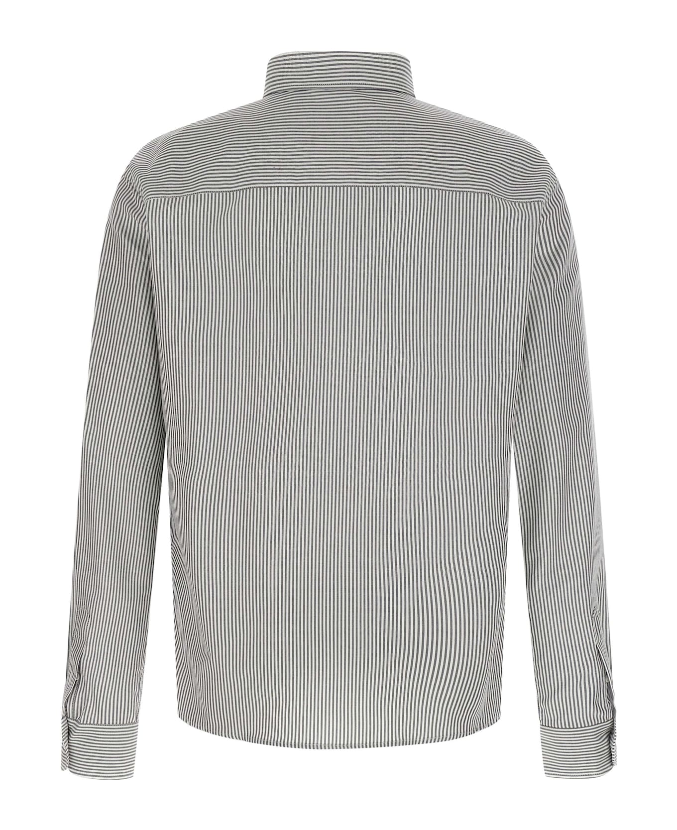 Ami Alexandre Mattiussi 
ami De Coeur
 Striped Shirt - White/Black シャツ