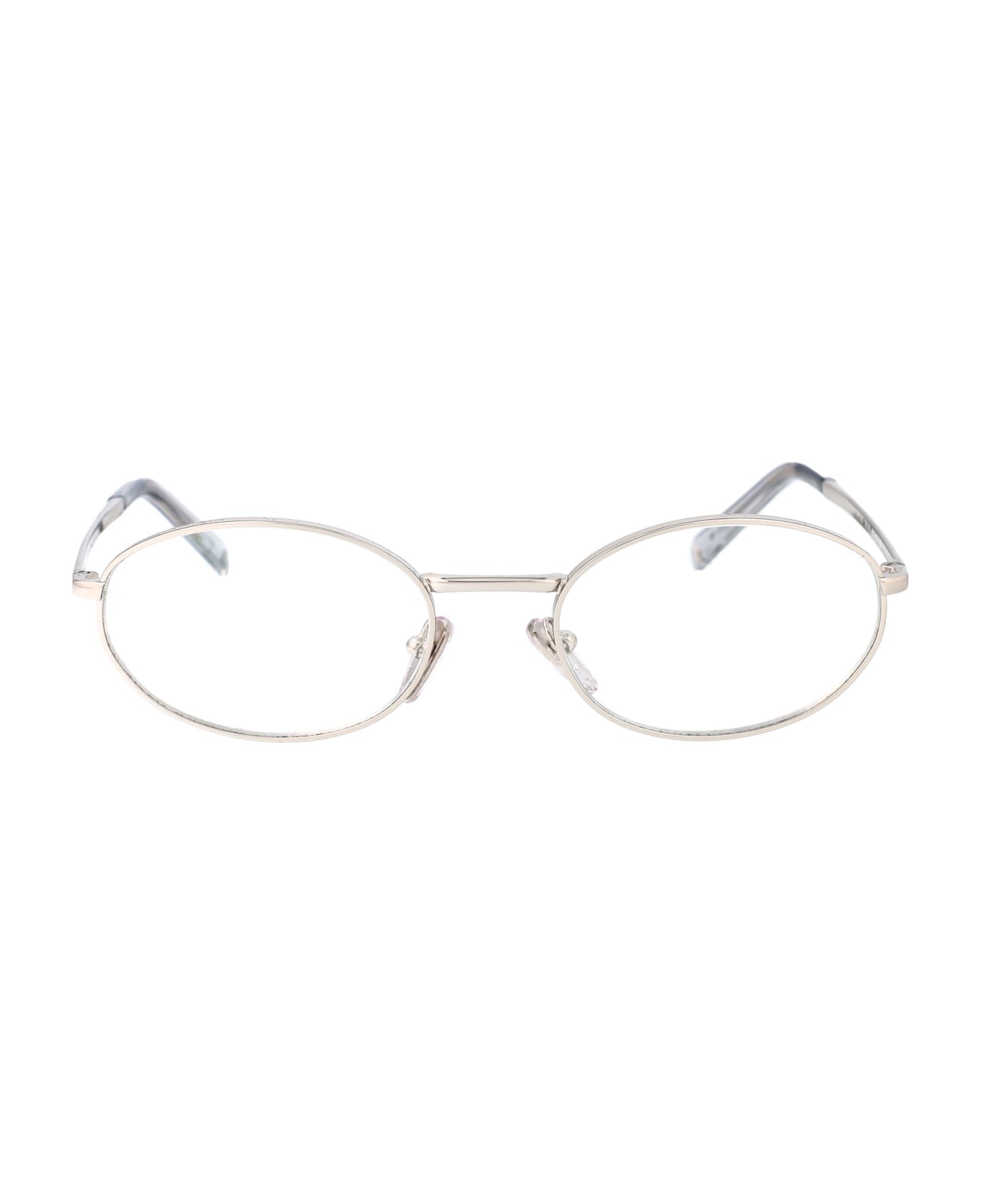 Prada Eyewear 0pr A57v Glasses - 1BC1O1 SILVER