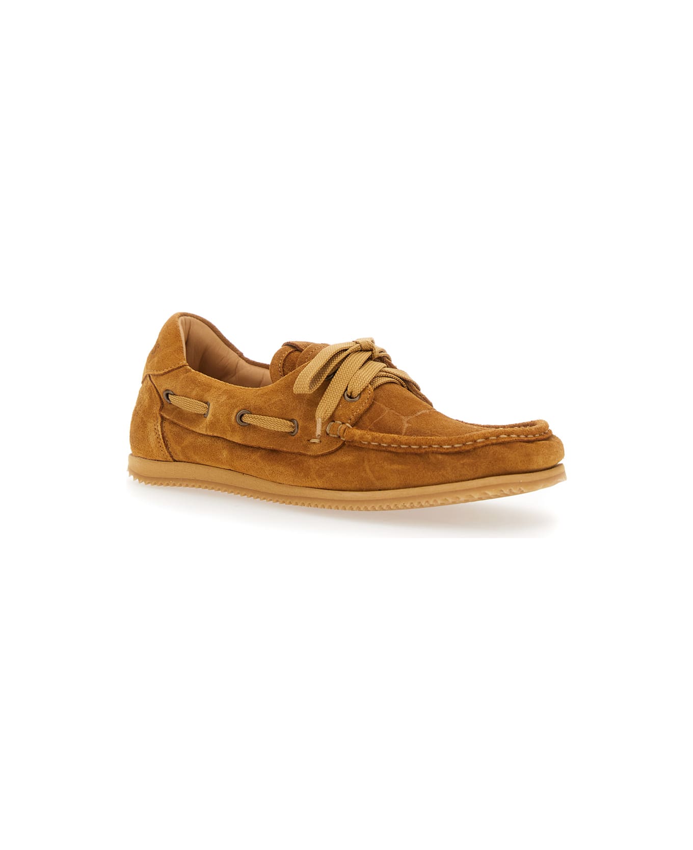 Jacquemus 
les Batto
 Boat Shoe - Brown
