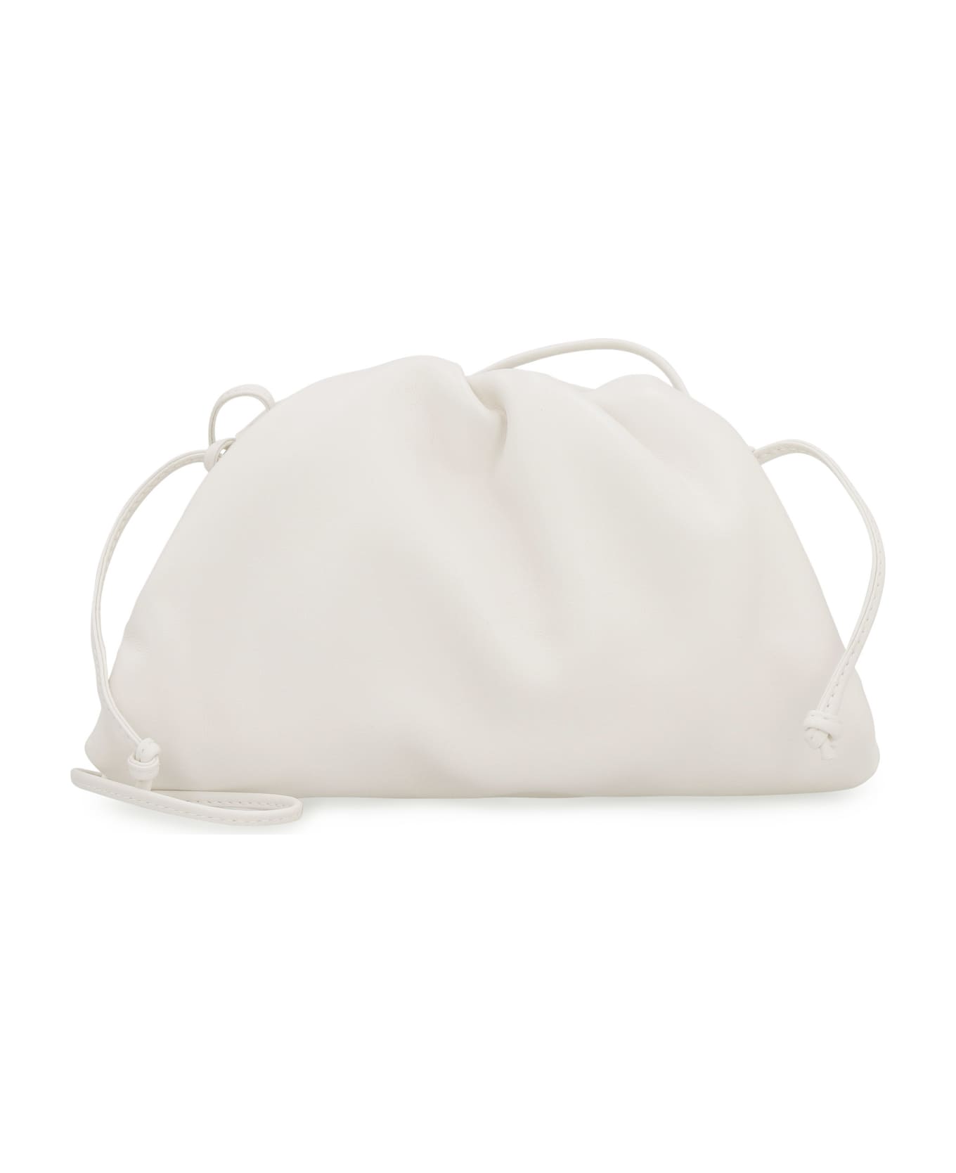 Bottega Veneta Leather Mini Pouch - White