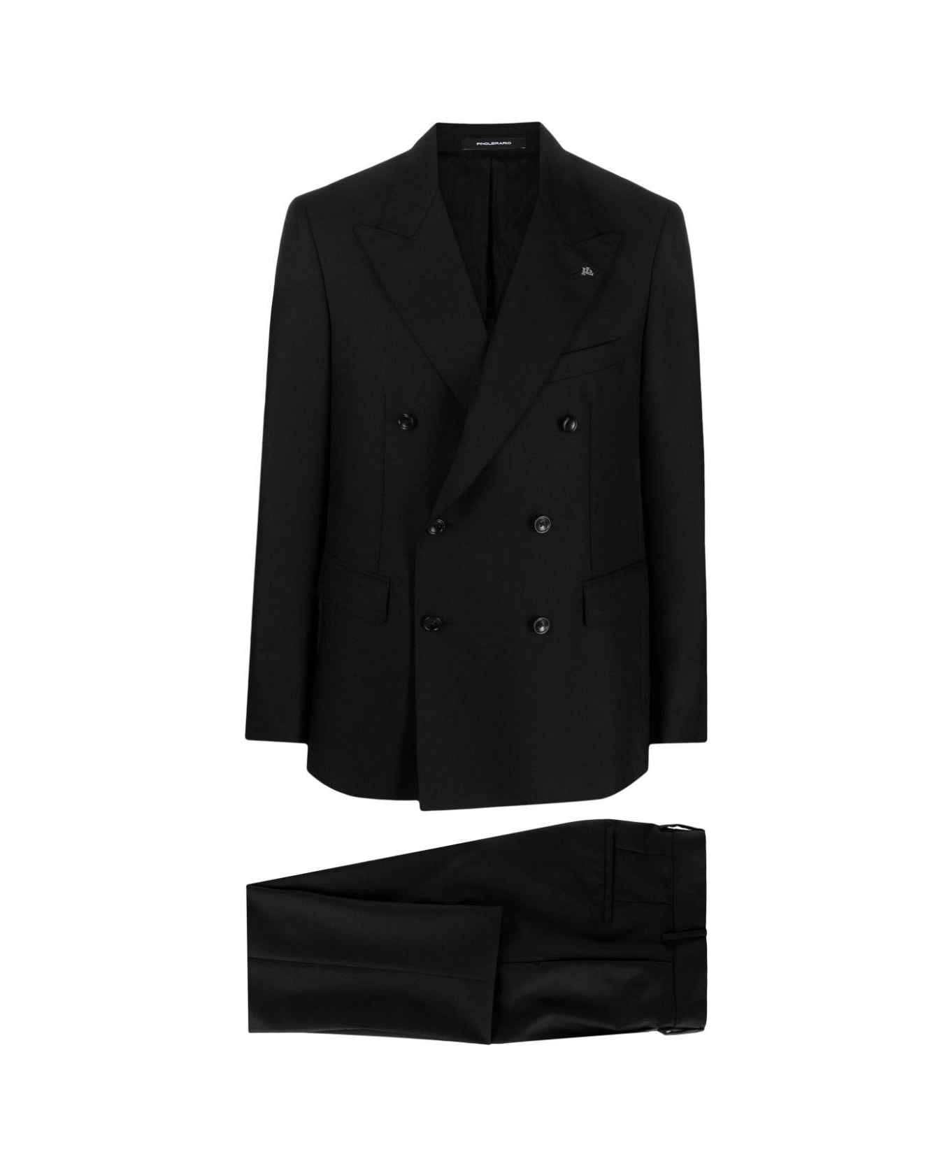 Tagliatore Double Breasted Suit - Black スーツ