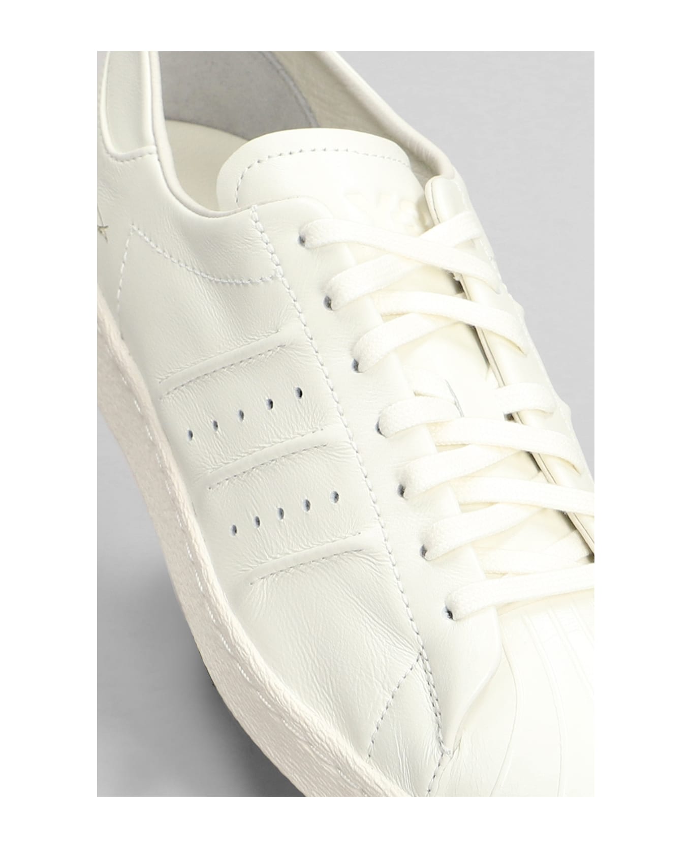 Y-3 Superstrar Sneakers In Beige Leather - beige