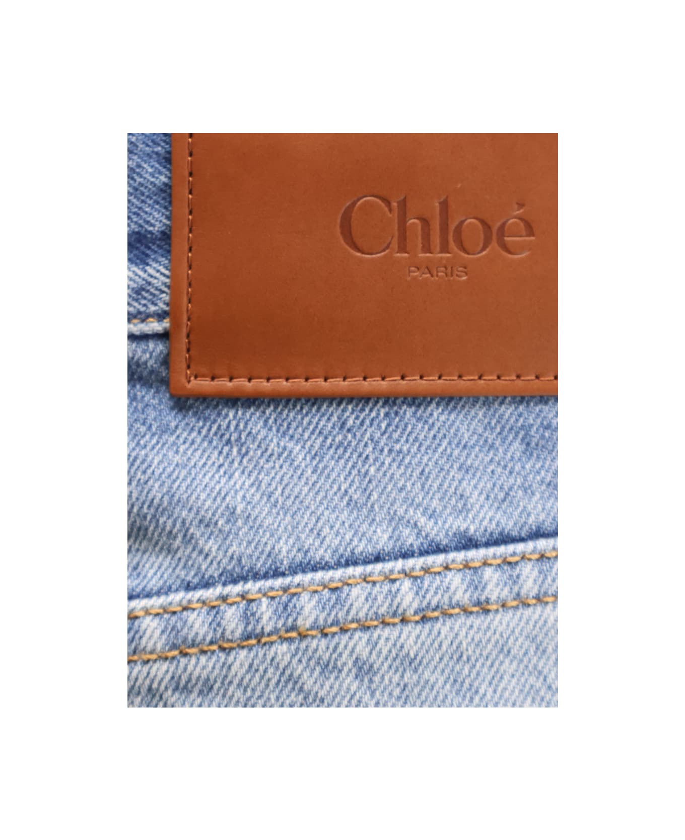Chloé Stone-washed Denim Jeans - Dream Blue