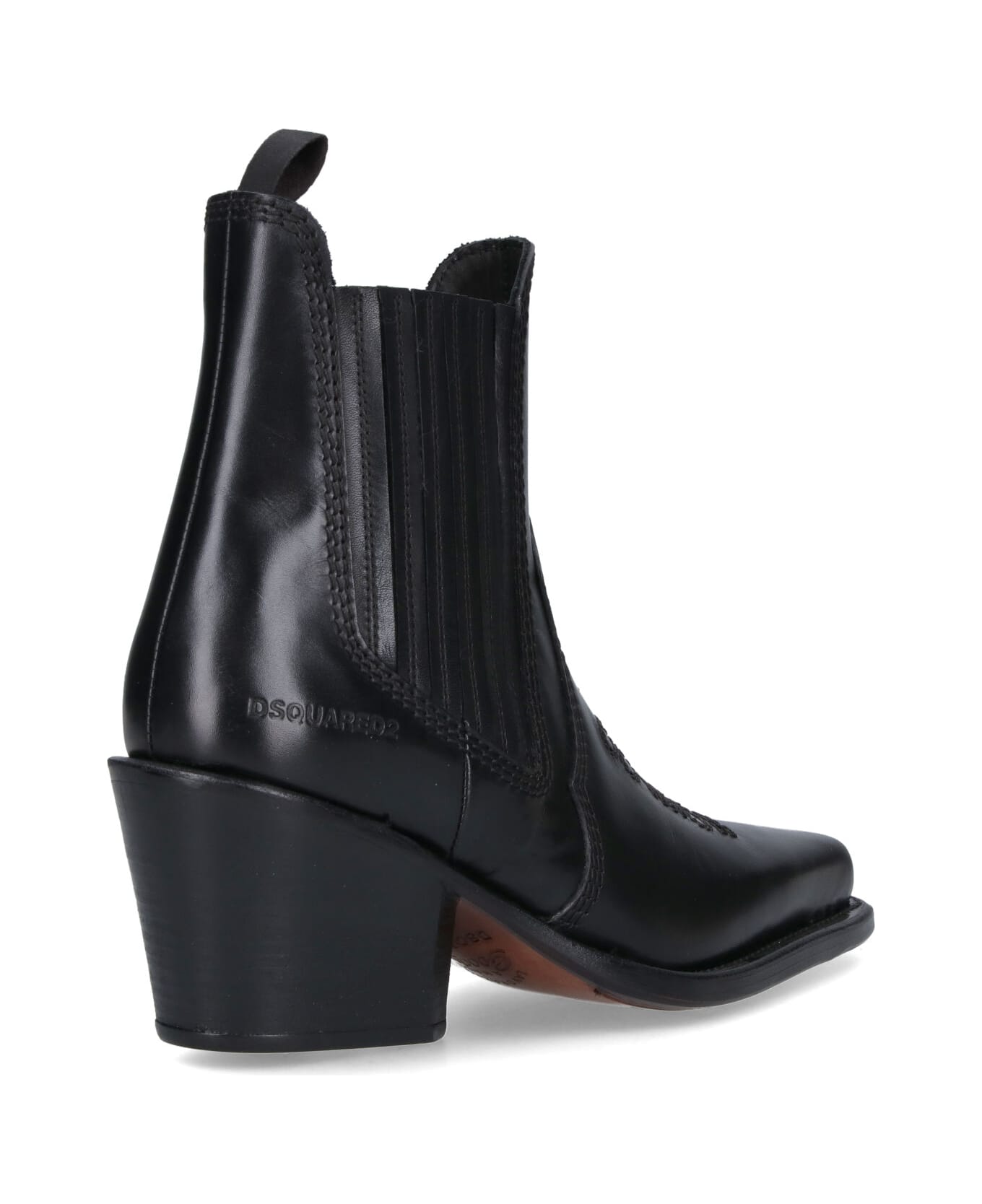 Dsquared2 "city" Ankle Boots - Black  