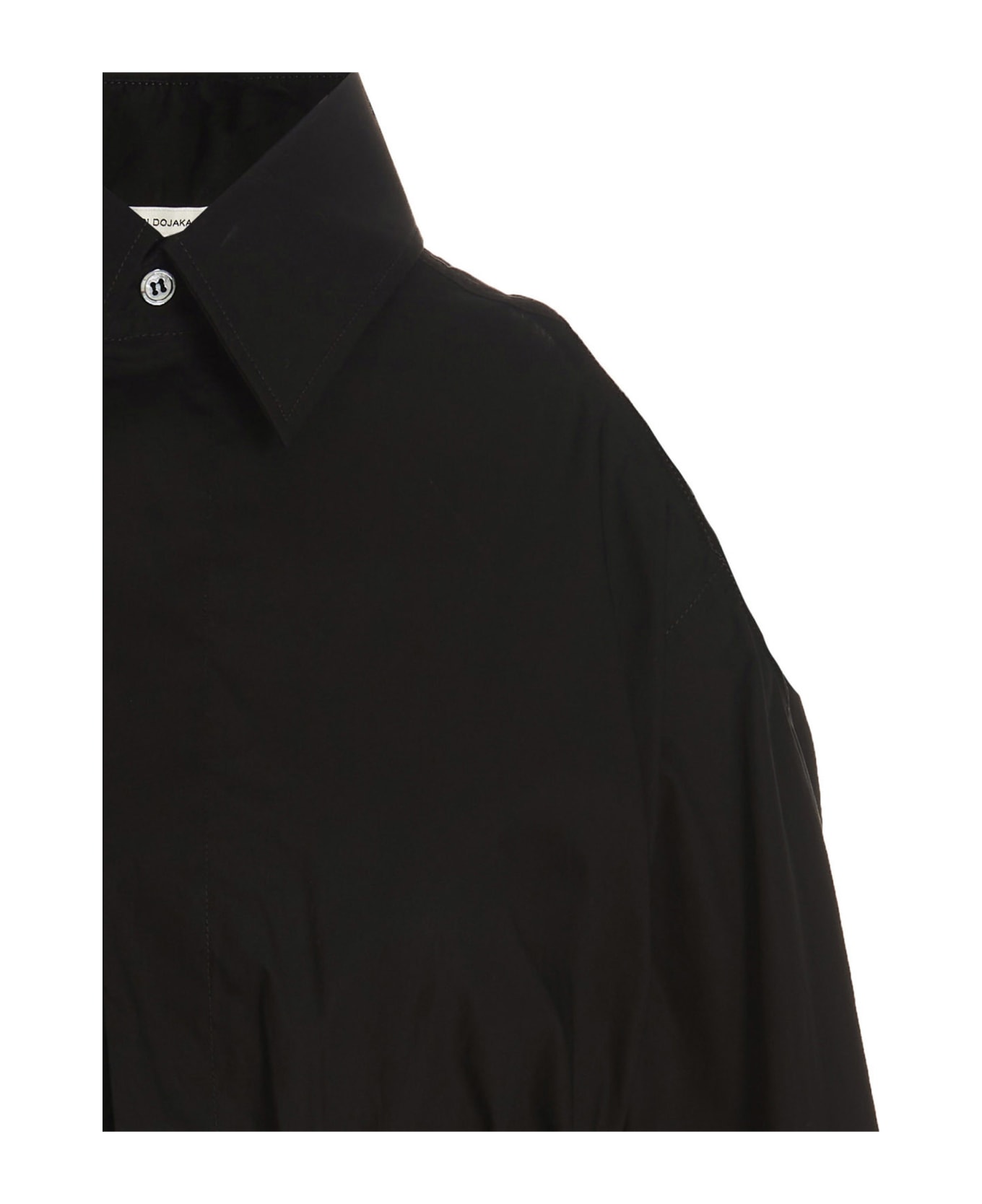 Nensi Dojaka Cropped Shirt - Black  