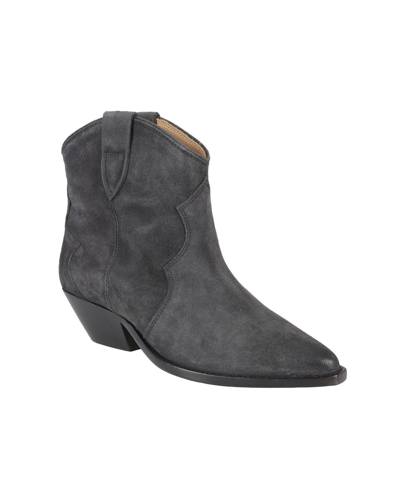 Isabel Marant Pointed Toe Ankle Boots - Black