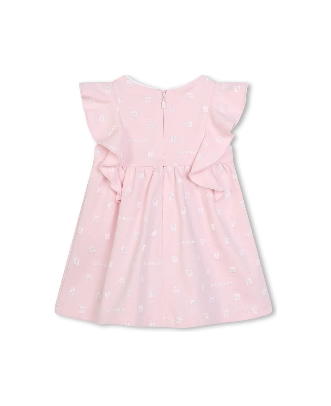 Givenchy 4g Pink Dress With Headband And Culotte - Pink