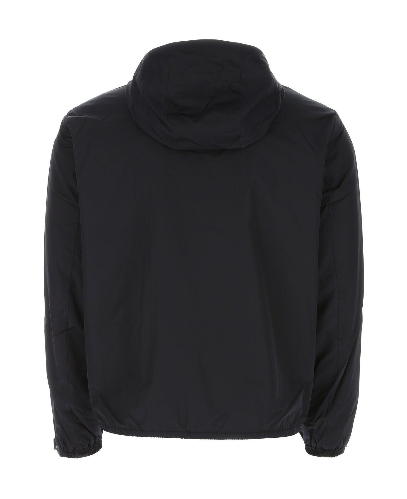 Emporio Armani Navy Blue Polyester Jacket - BLU NAVY