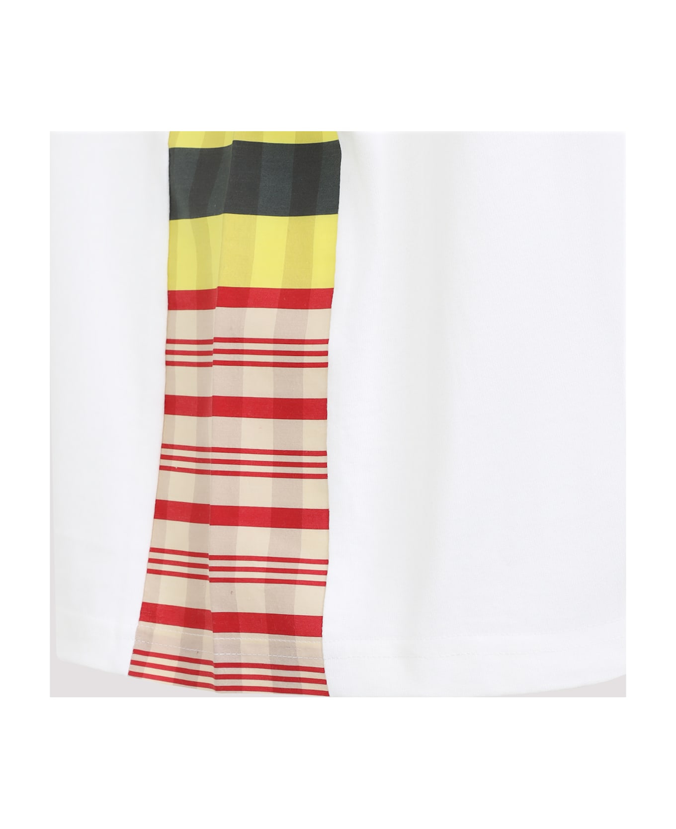 Bottega Veneta T-shirt With Side Detail - Chalk Multicolour