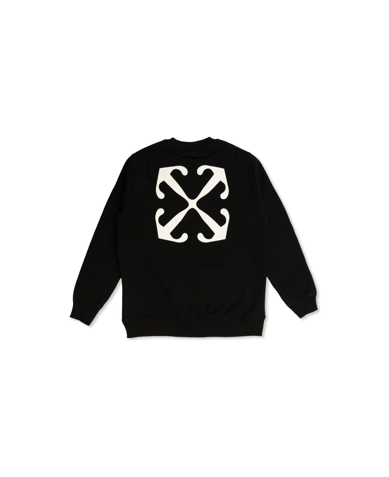 Off-White Off Stamp Crewneck Sweatshirt - Black