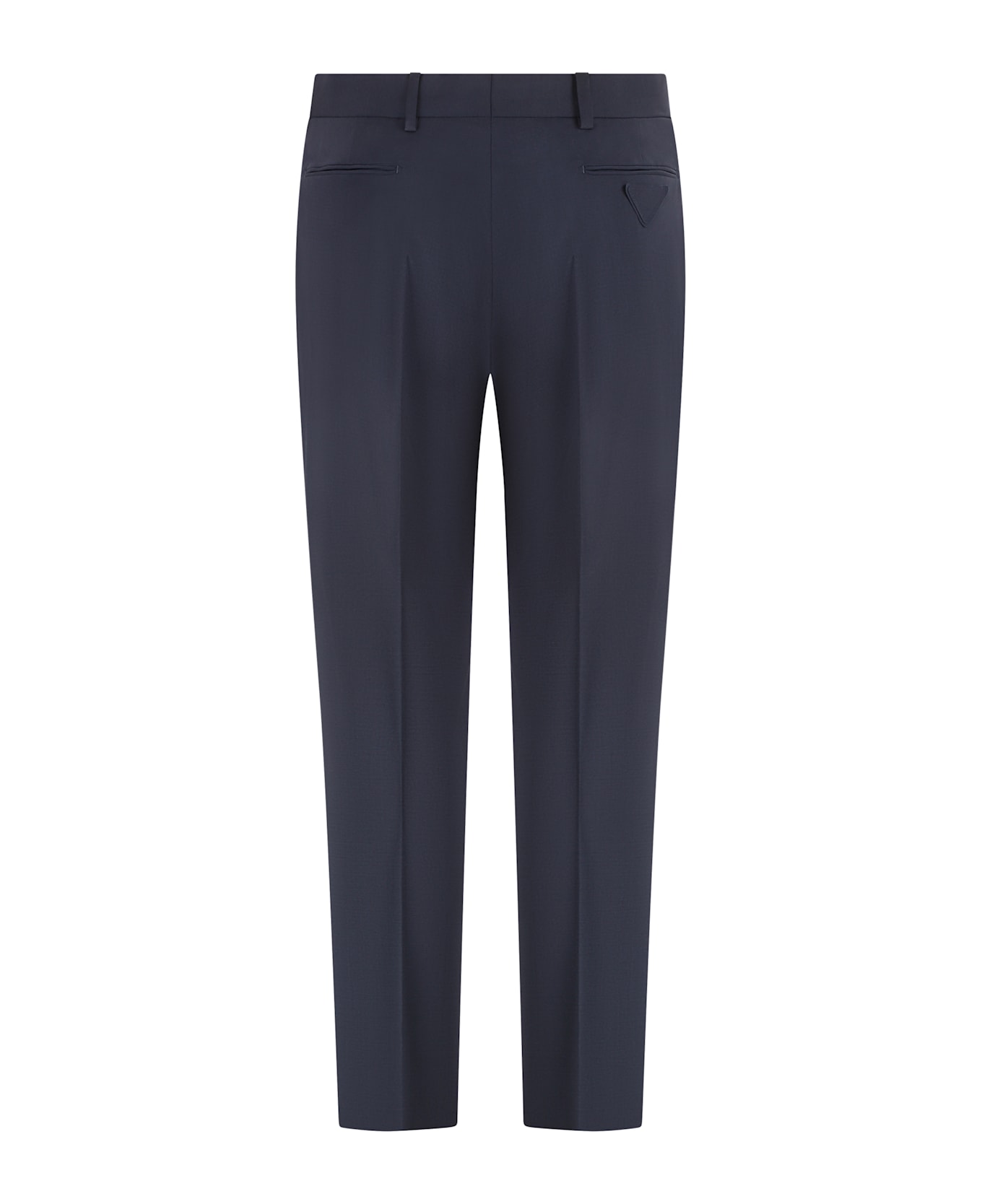 Prada Stretch Wool Trousers - blue