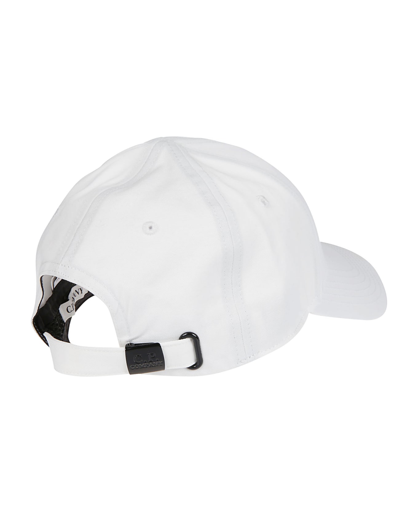 C.P. Company Logo Baseball Cap - Gauze White 帽子