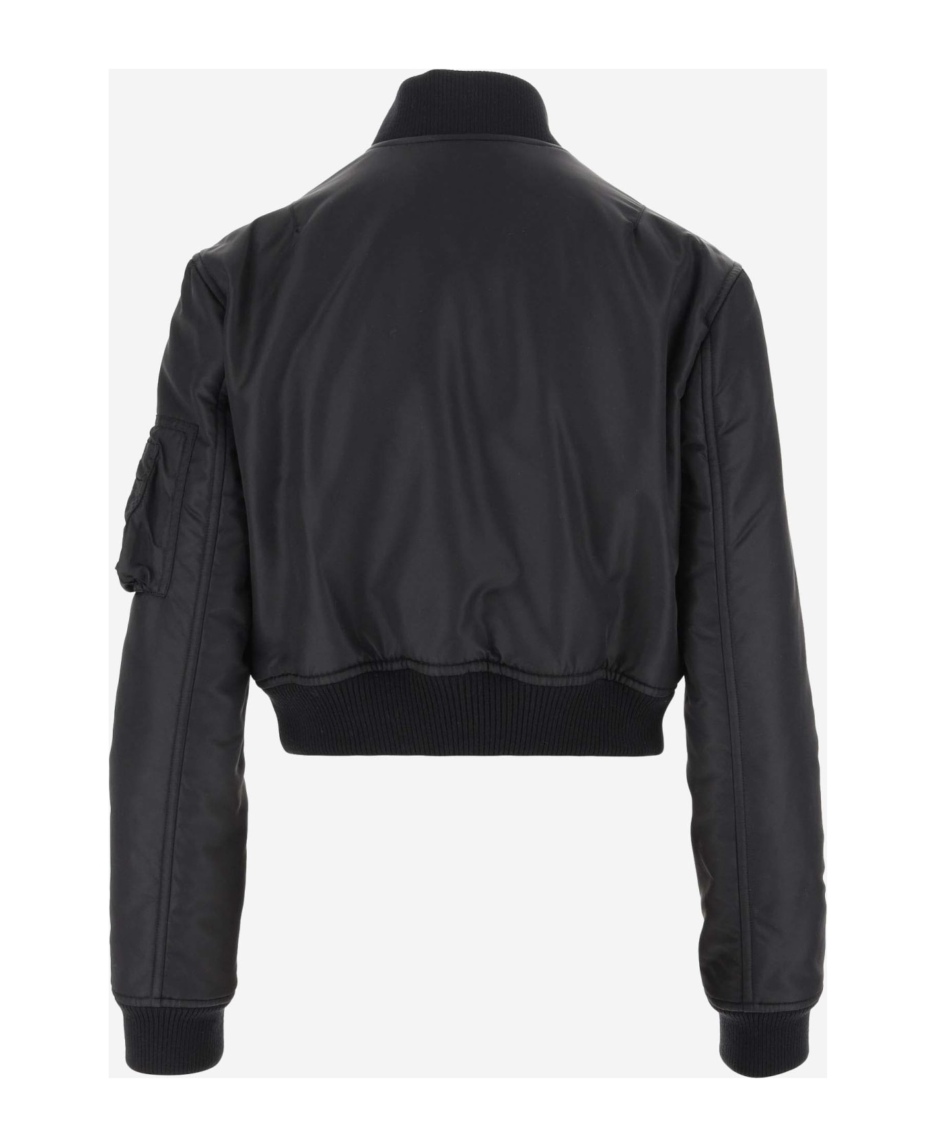 Versace Short Bomber Jacket - Black