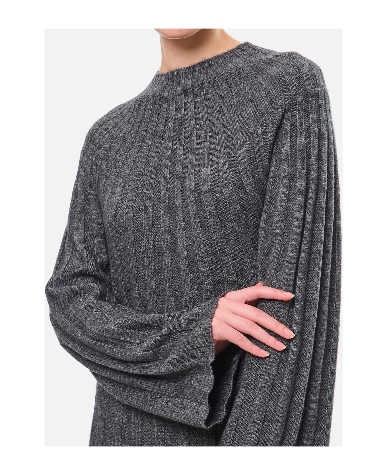 Loulou Studio Irma Knit Dress - Grey