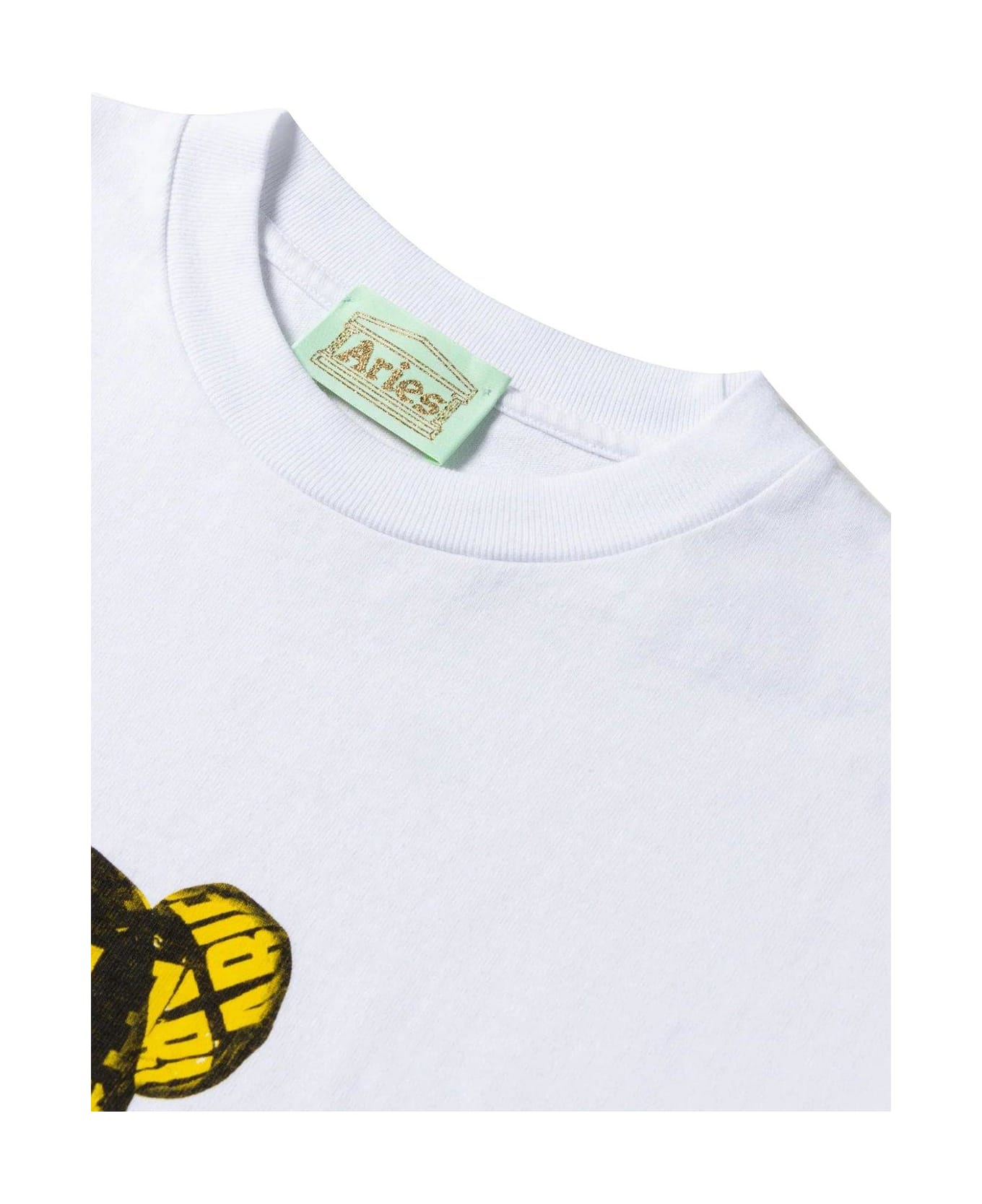 Aries Logo Printed Crewneck T-shirt シャツ