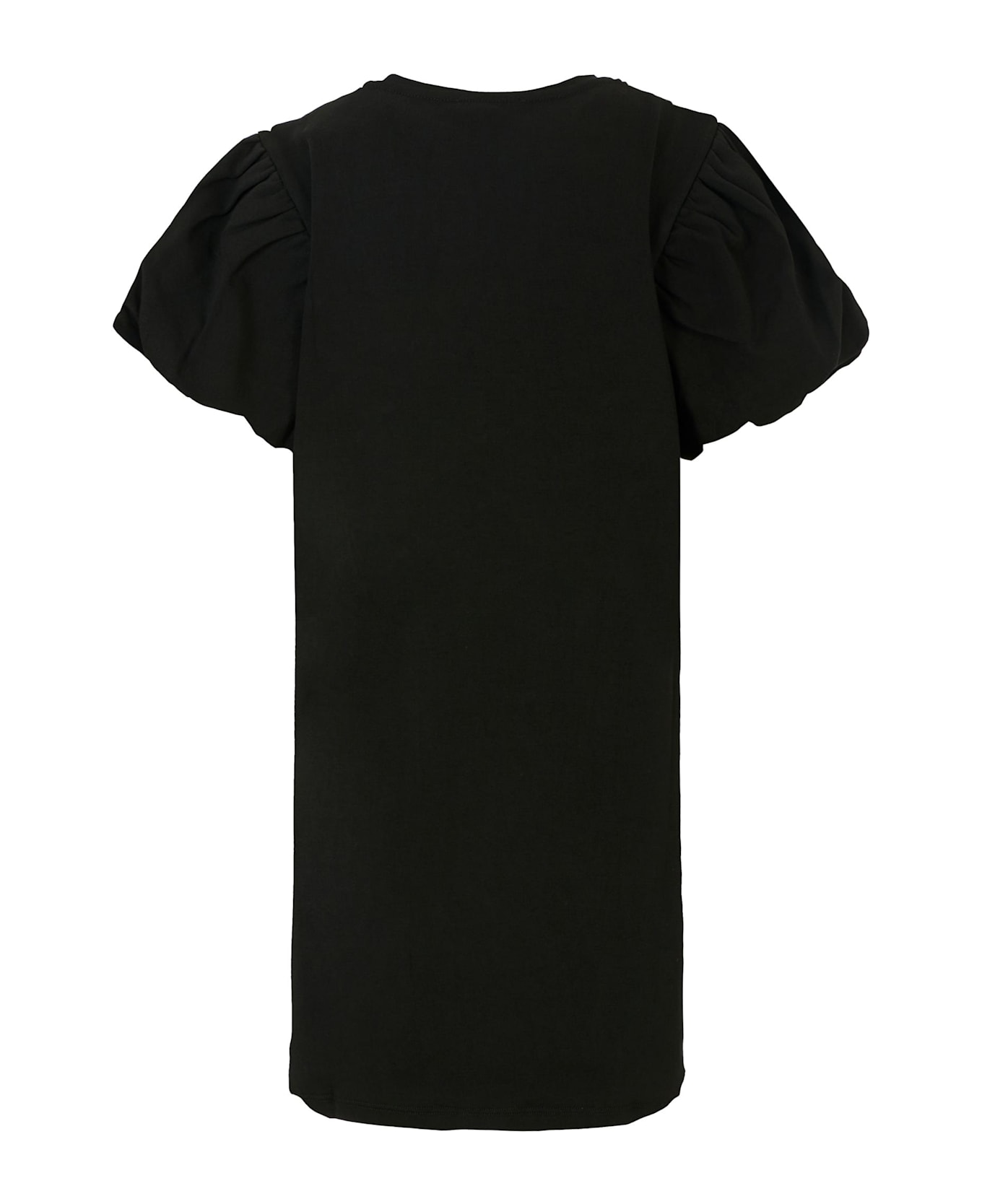 Marc Jacobs Black Dress For Girl With Bag Print - Black
