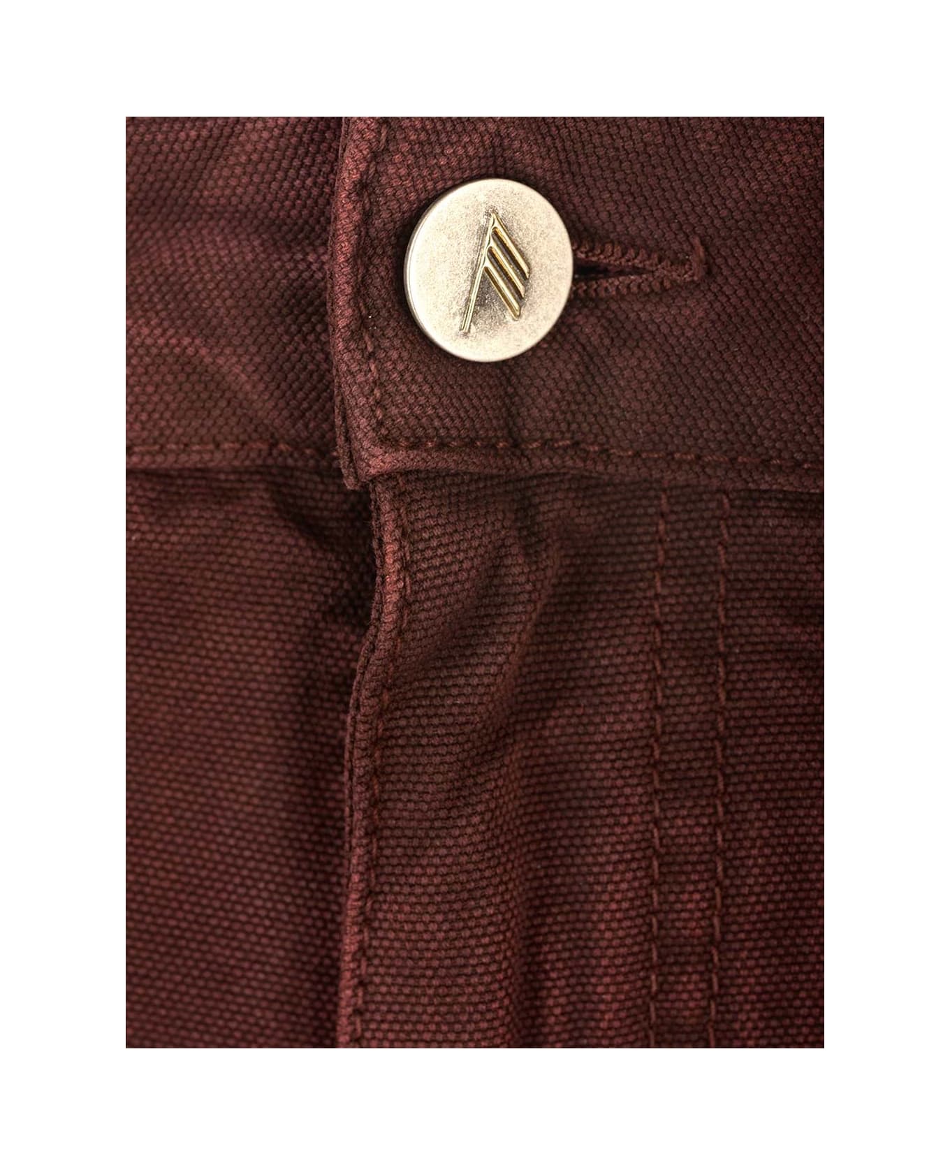 The Attico ''fern'' Multi-pocket Jeans - Bordeaux