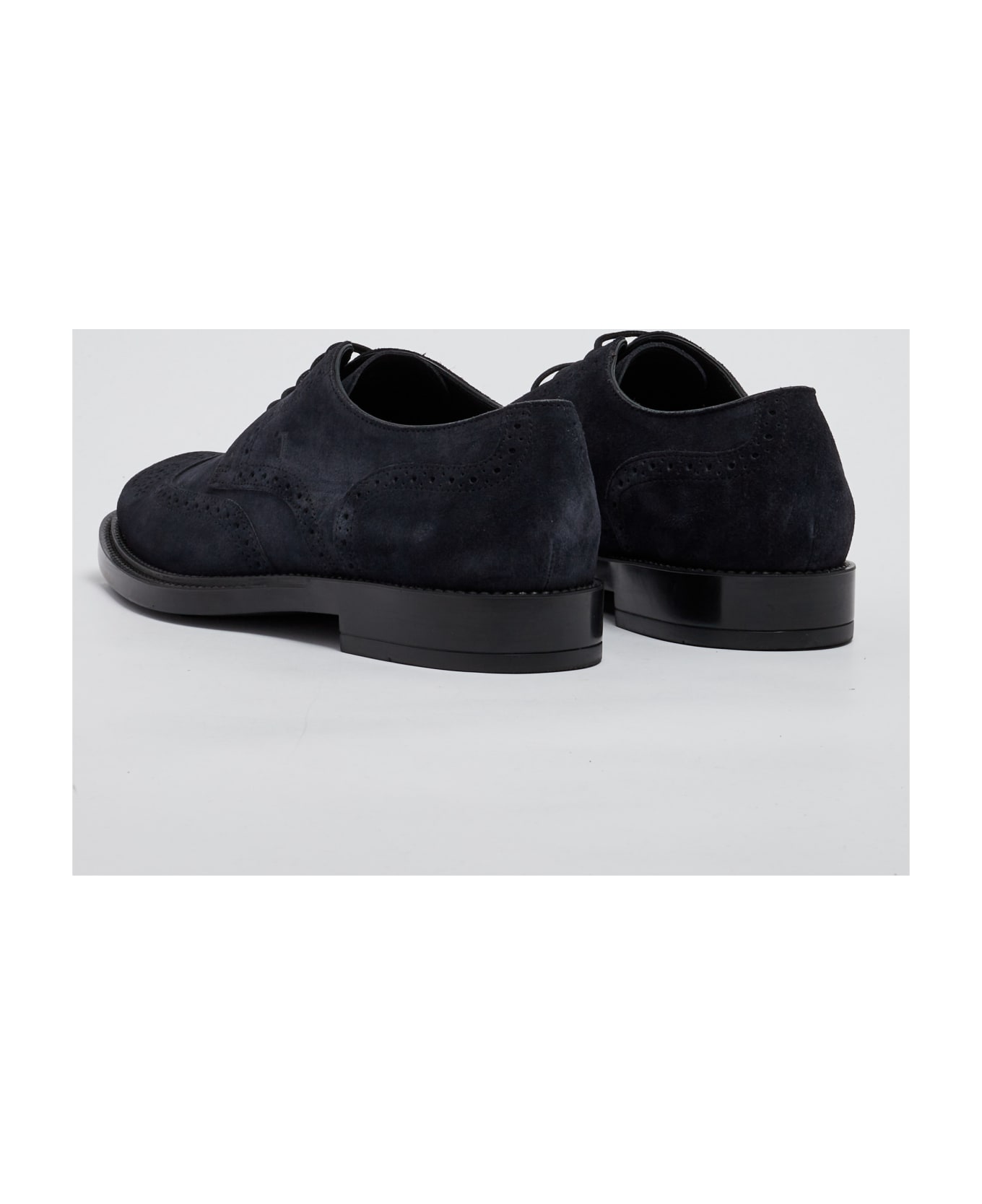Tod's Derby Bucature Shoes - BLU