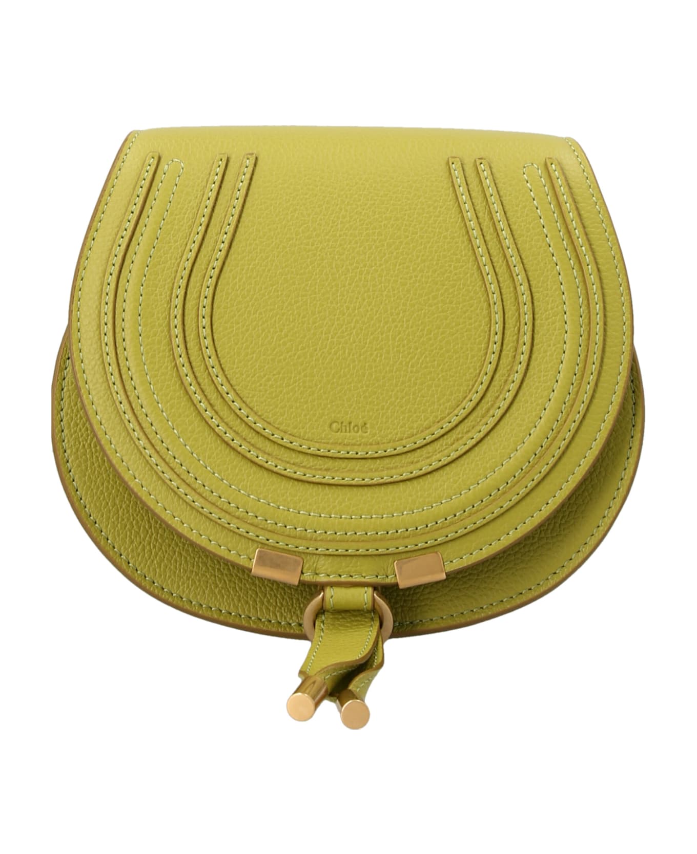 Chloé 'saddle Small Marcie' Crossbody Bag - Green