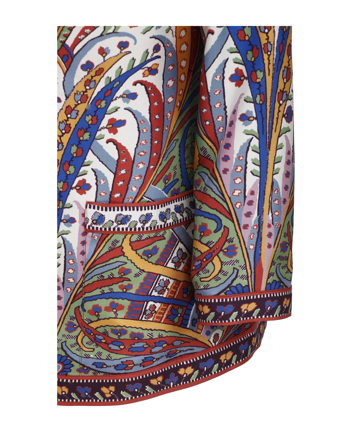 Etro Jacket Made Of Silk Twill - NEUTRALS