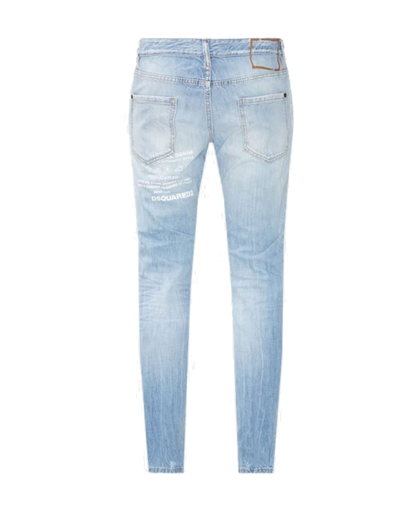 Dsquared2 Cotton Denim Jeans - Blue