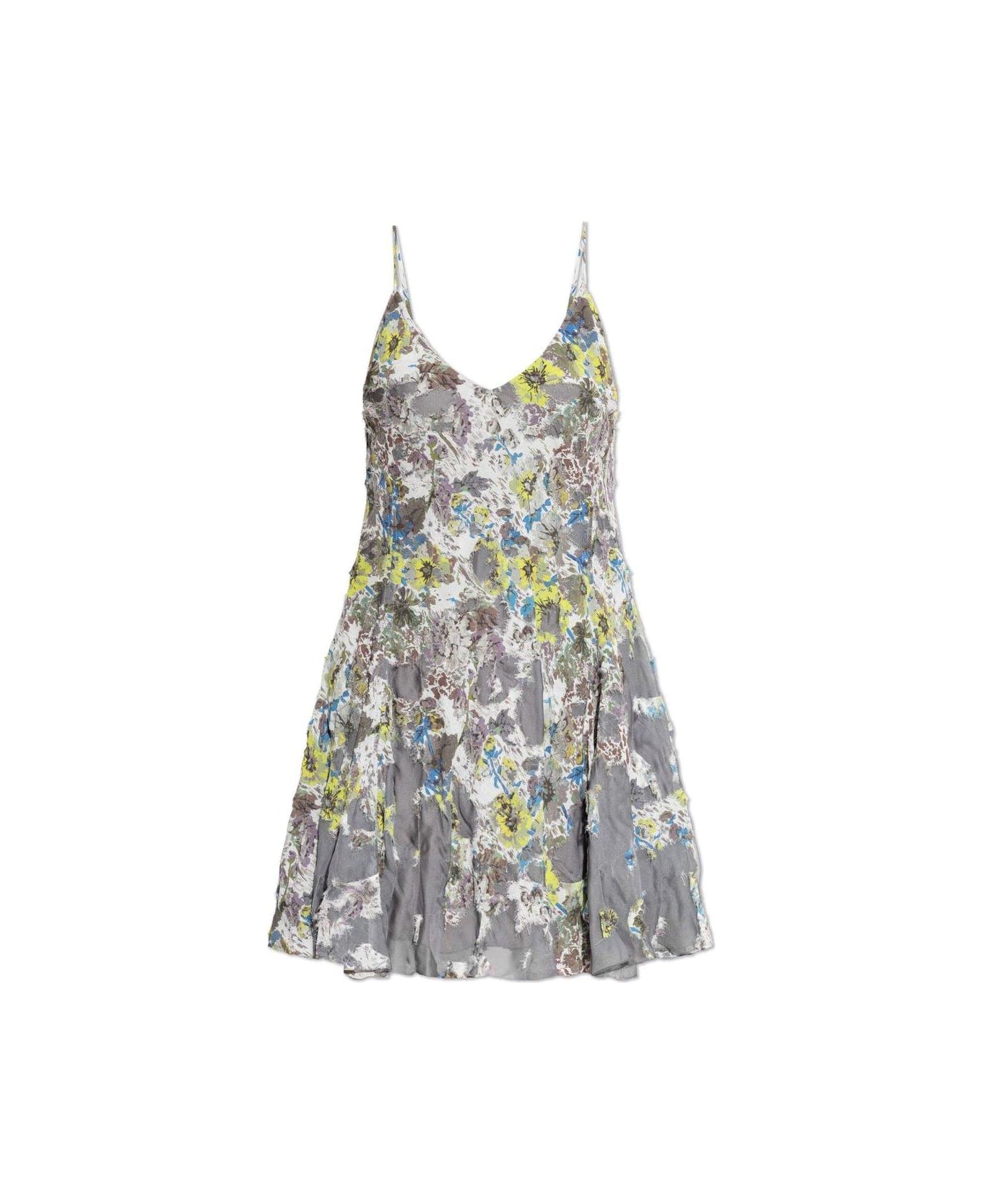 Diesel D-jeny Floral Printed Strap Dress