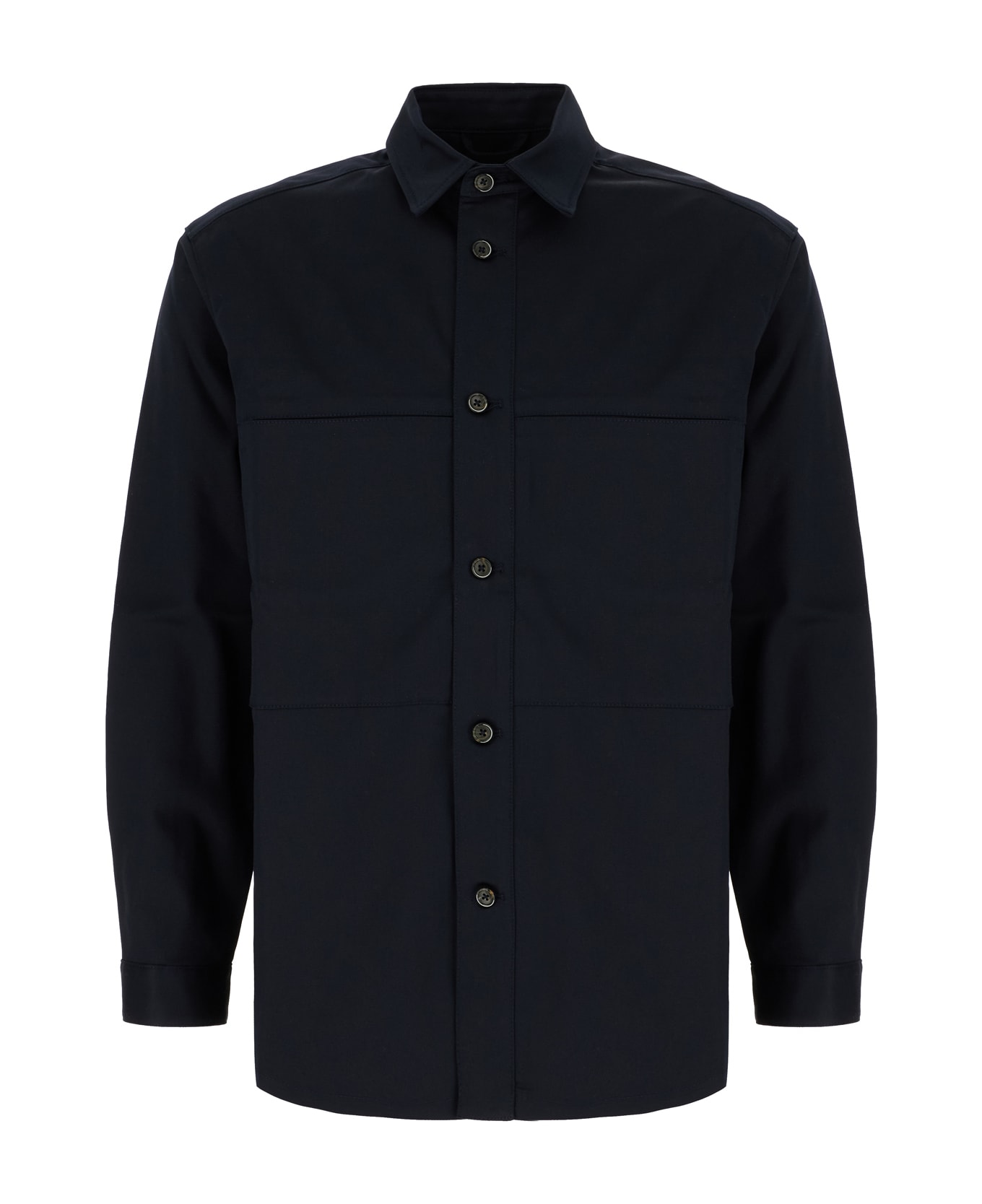 Nine in the Morning Navy Blue Cotton Blend Jacket - Blu navy
