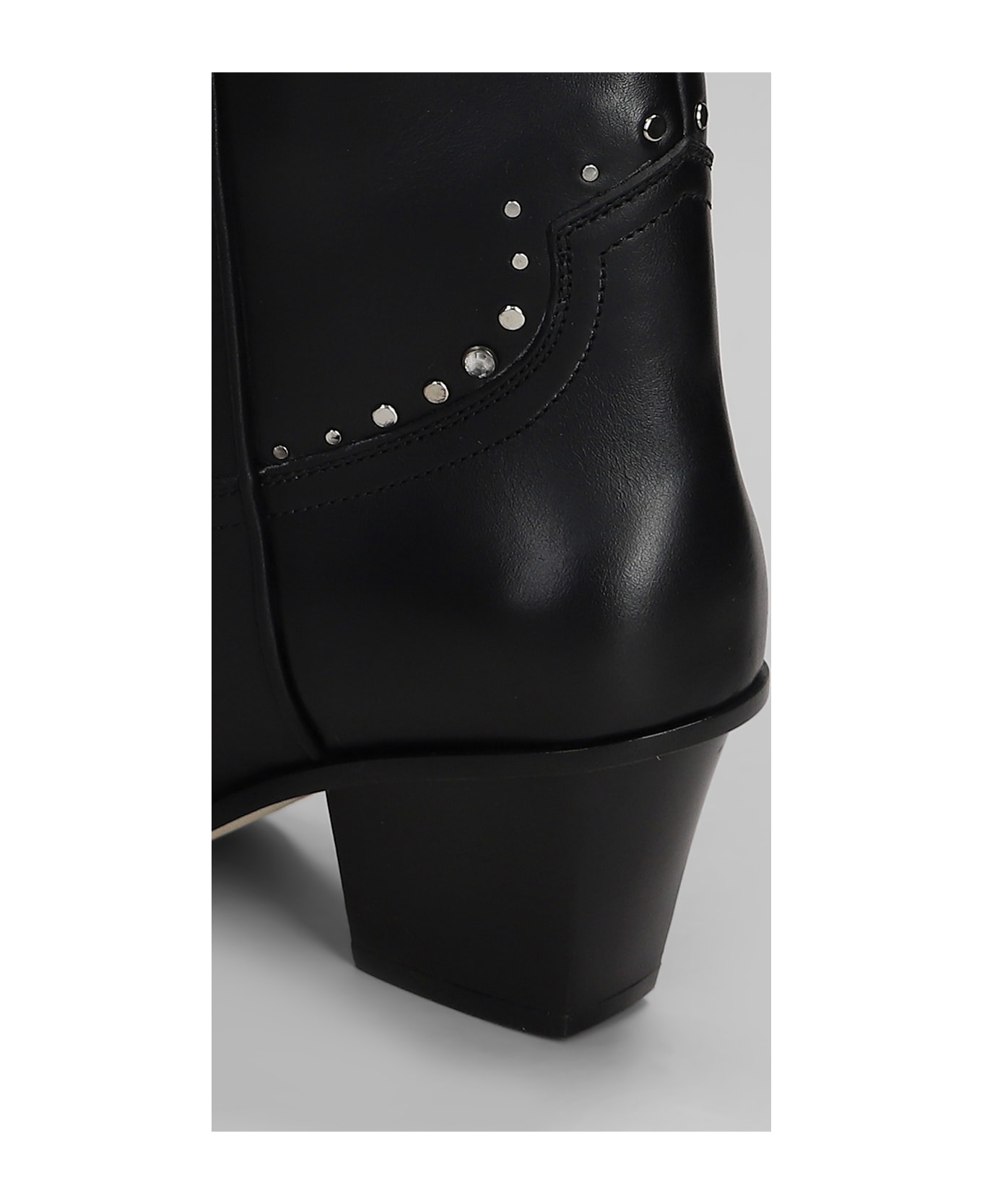Paris Texas Janice Boot 60 Texan Boots In Black Leather - black