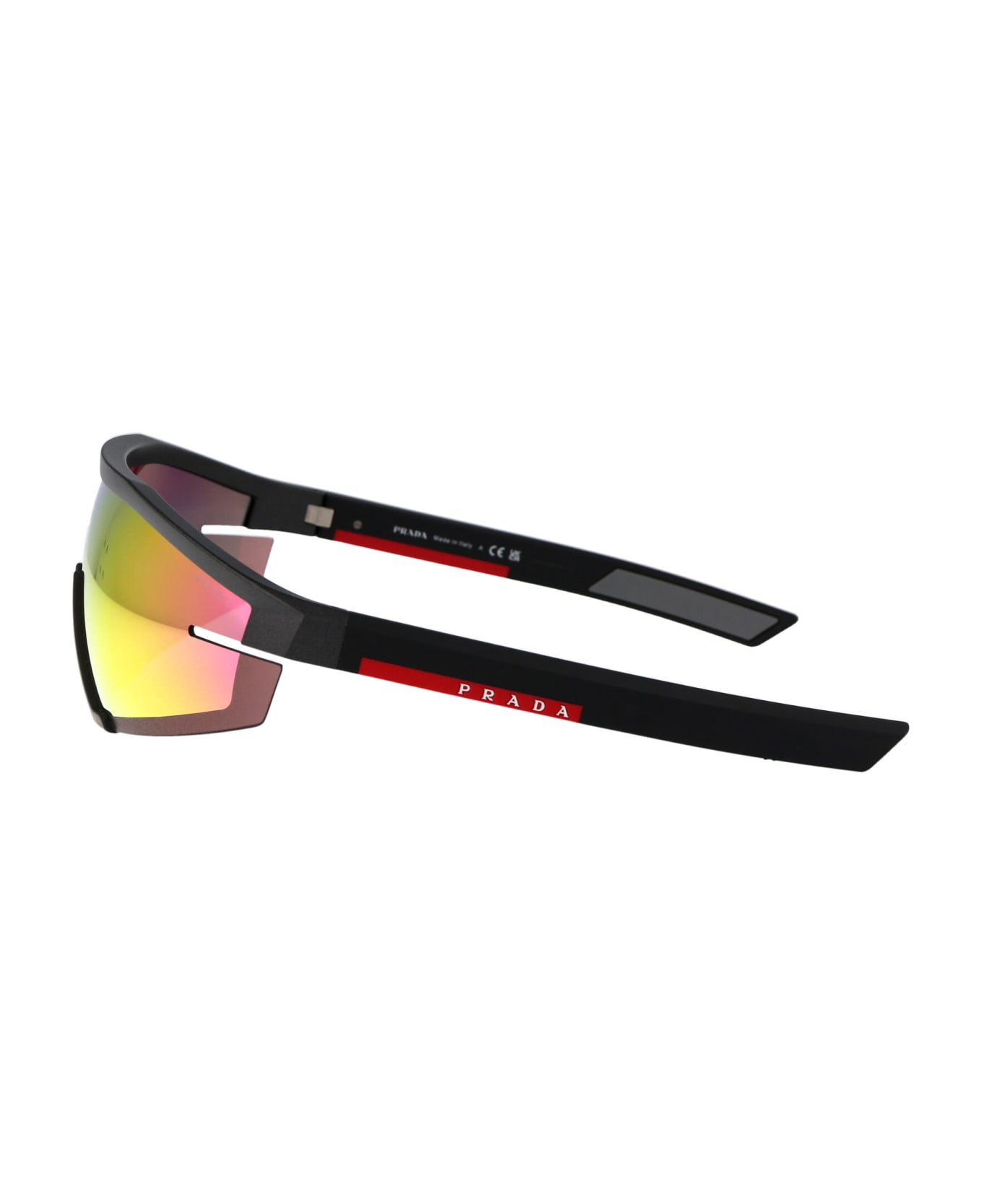 Prada Linea Rossa 0ps 03zs Sunglasses - 15P20A Metal Grey サングラス