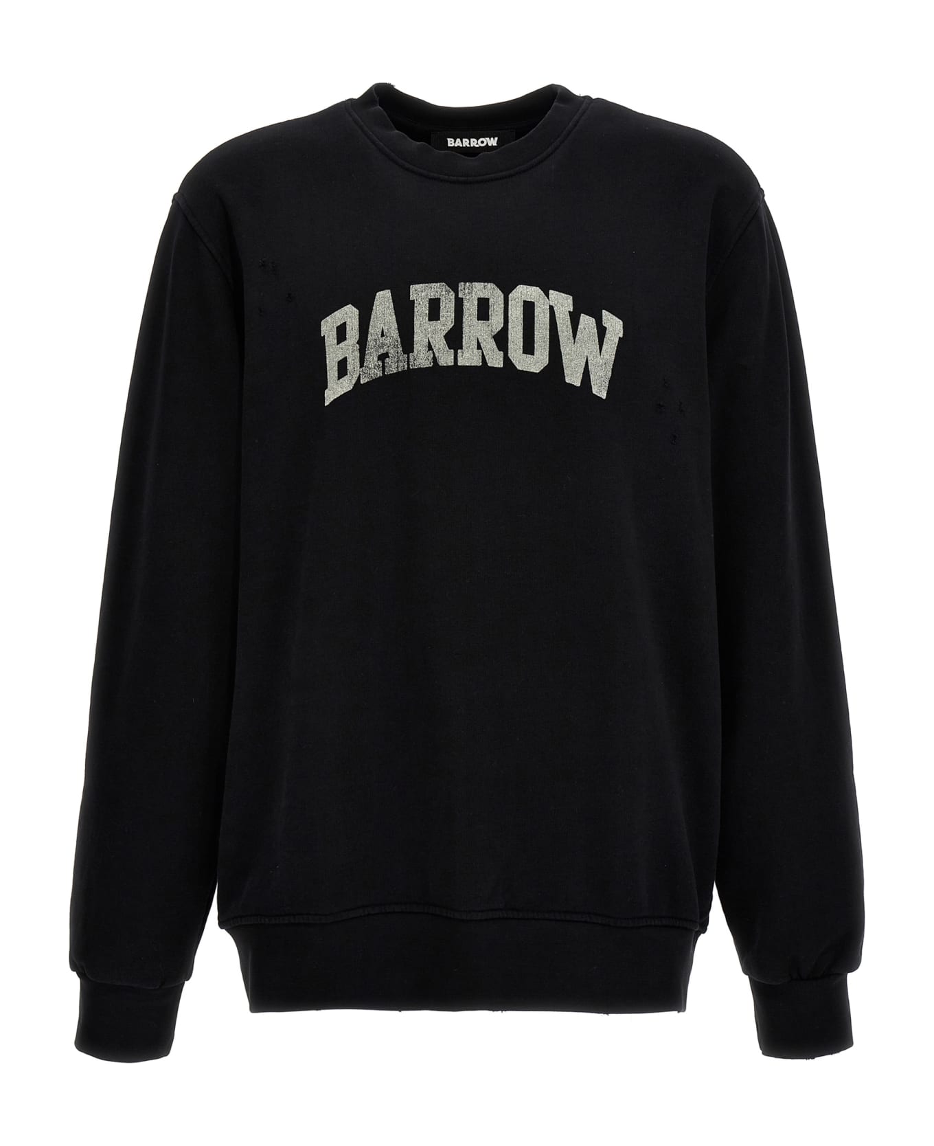 Barrow Logo Print Sweatshirt - NERO/BLACK