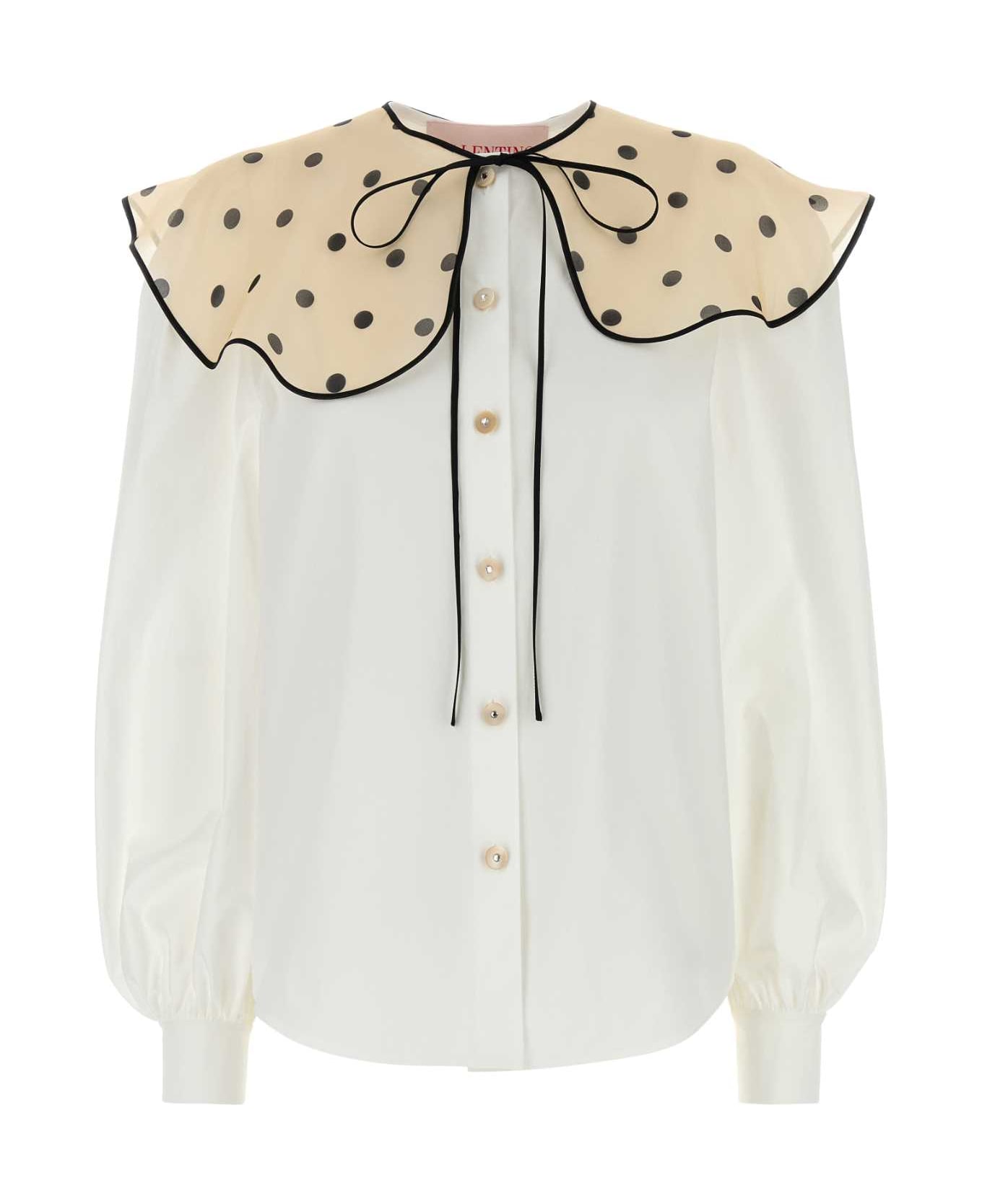 Valentino Garavani White Poplin Shirt - BIANCO