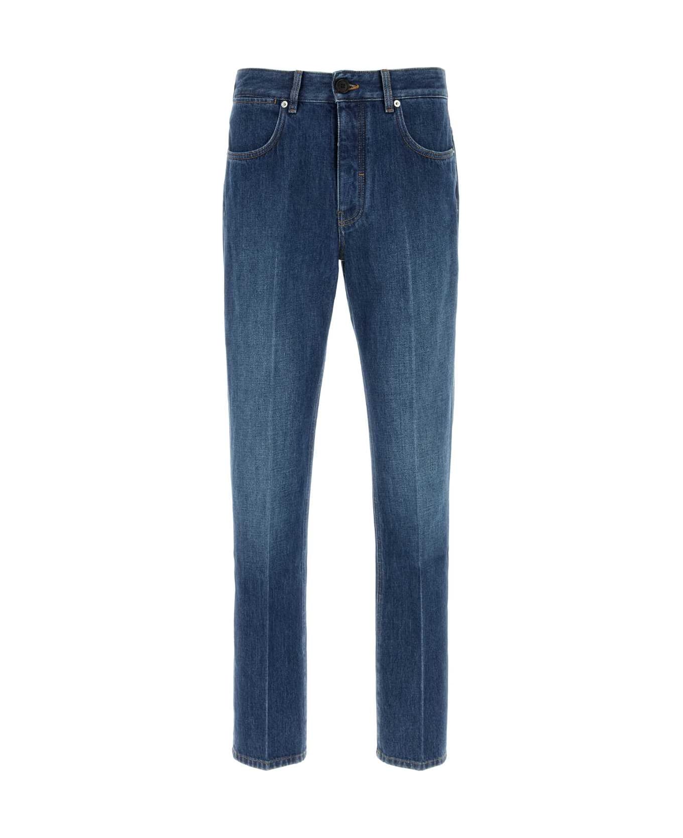 Givenchy Straight Fit Denim Pants - MEDIUMBLUE