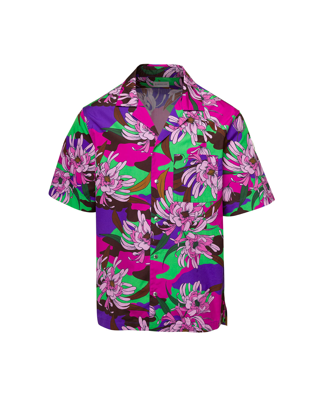Moncler All Over Print Bowling Shirt - Multicolor